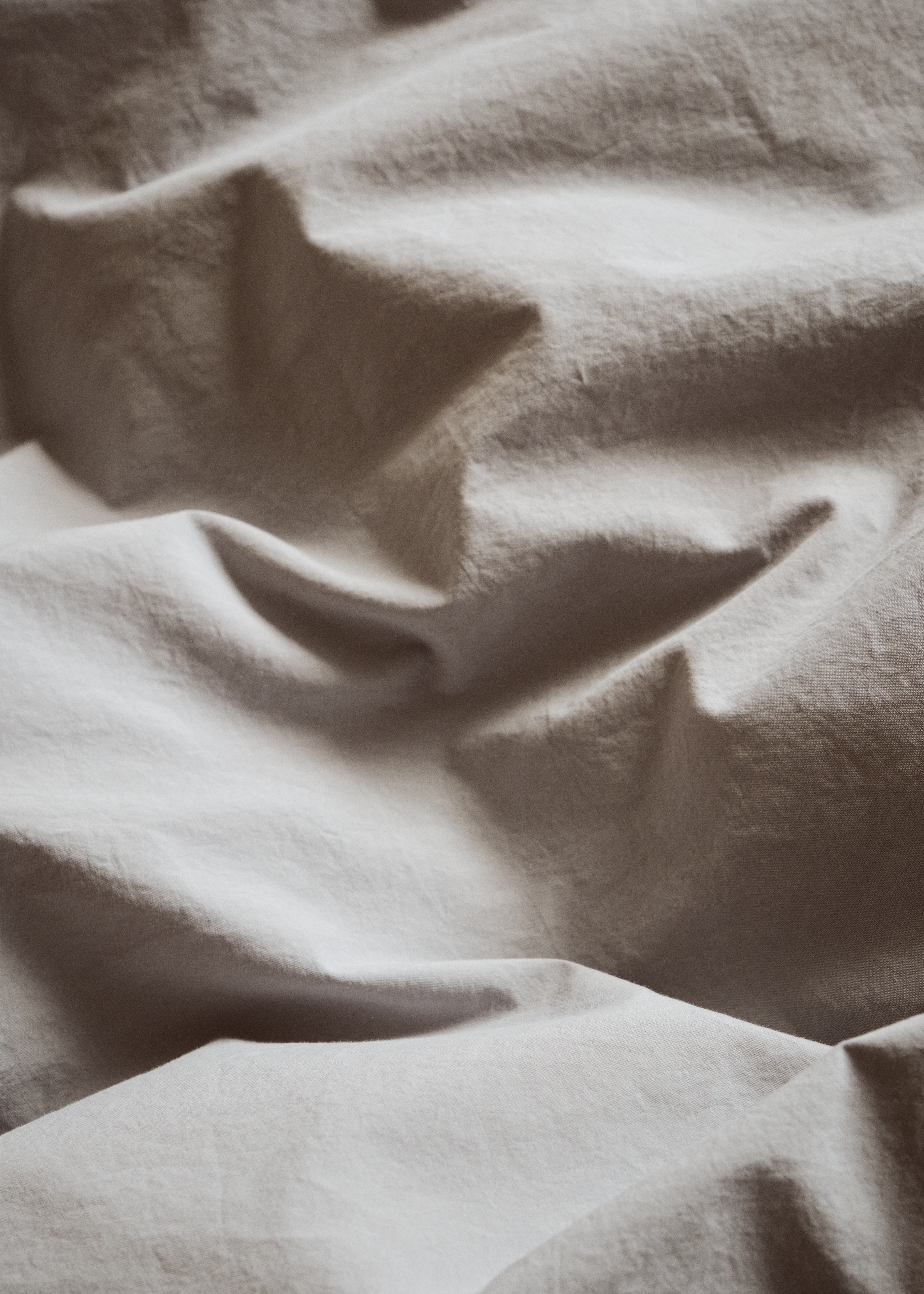 Bed Set - Plain - 140 X 220 + 60 X 70 - Pastel Grey