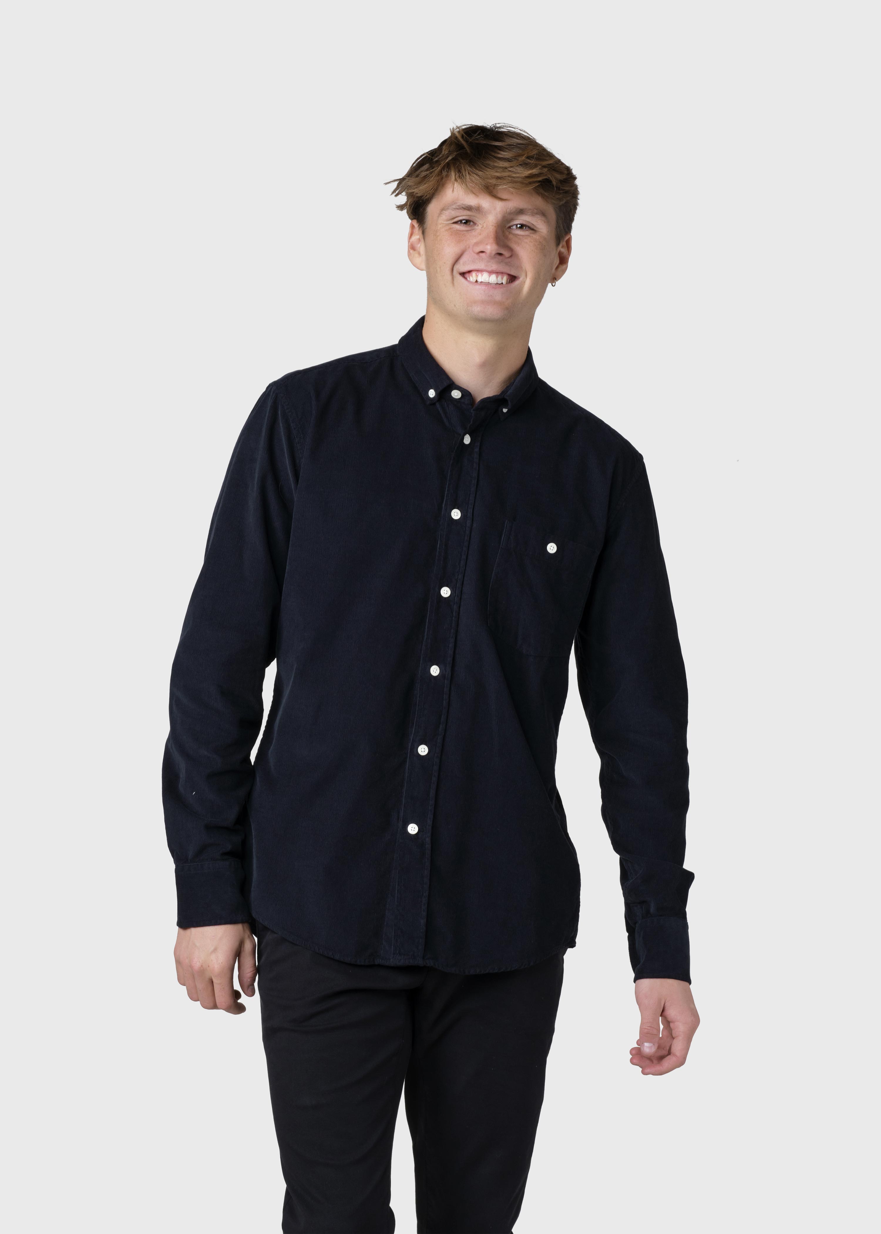 Benjamin Corduroy Shirt - Navy