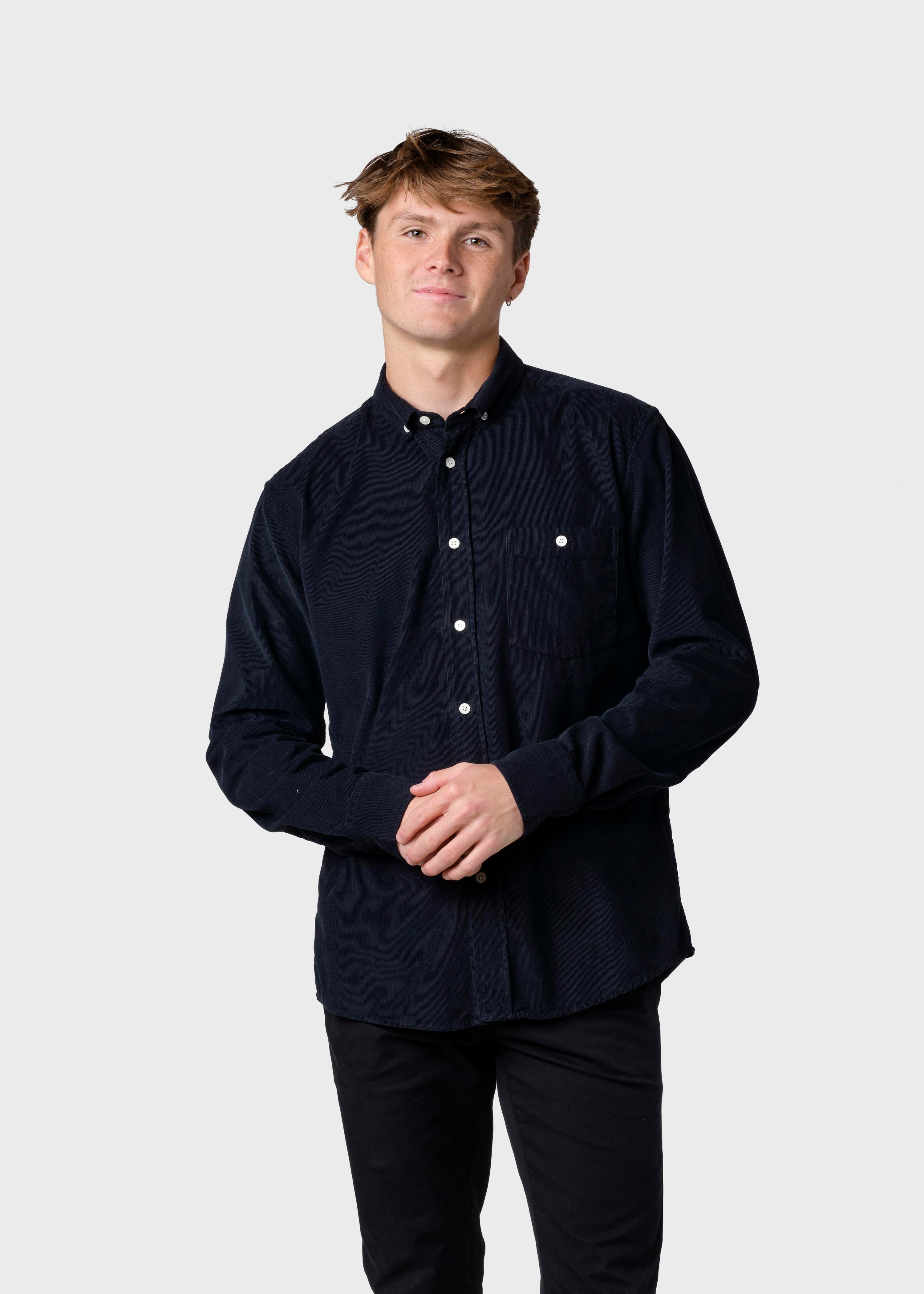 Benjamin Corduroy Shirt - Navy
