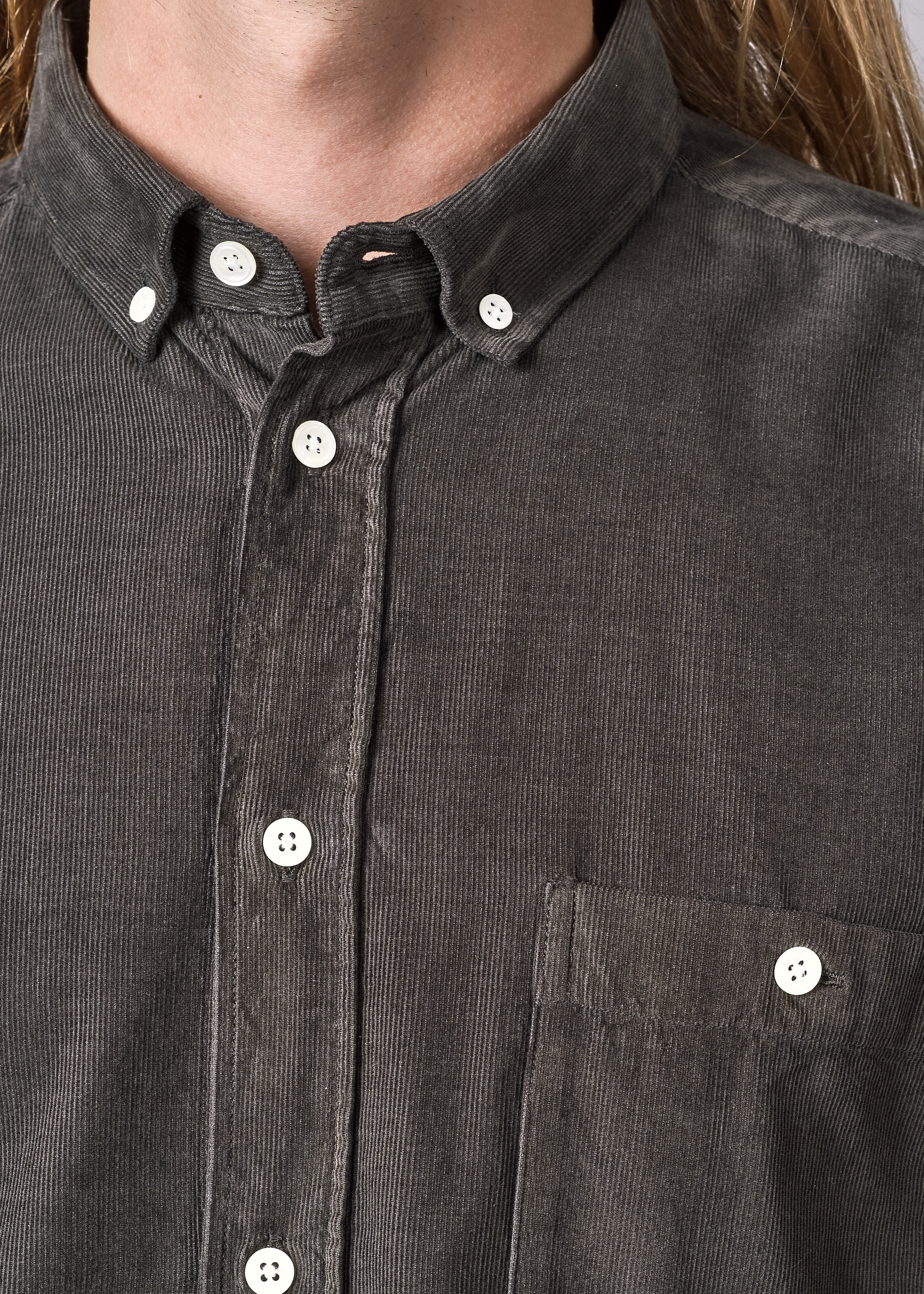 Benjamin Corduroy Shirt - Olive