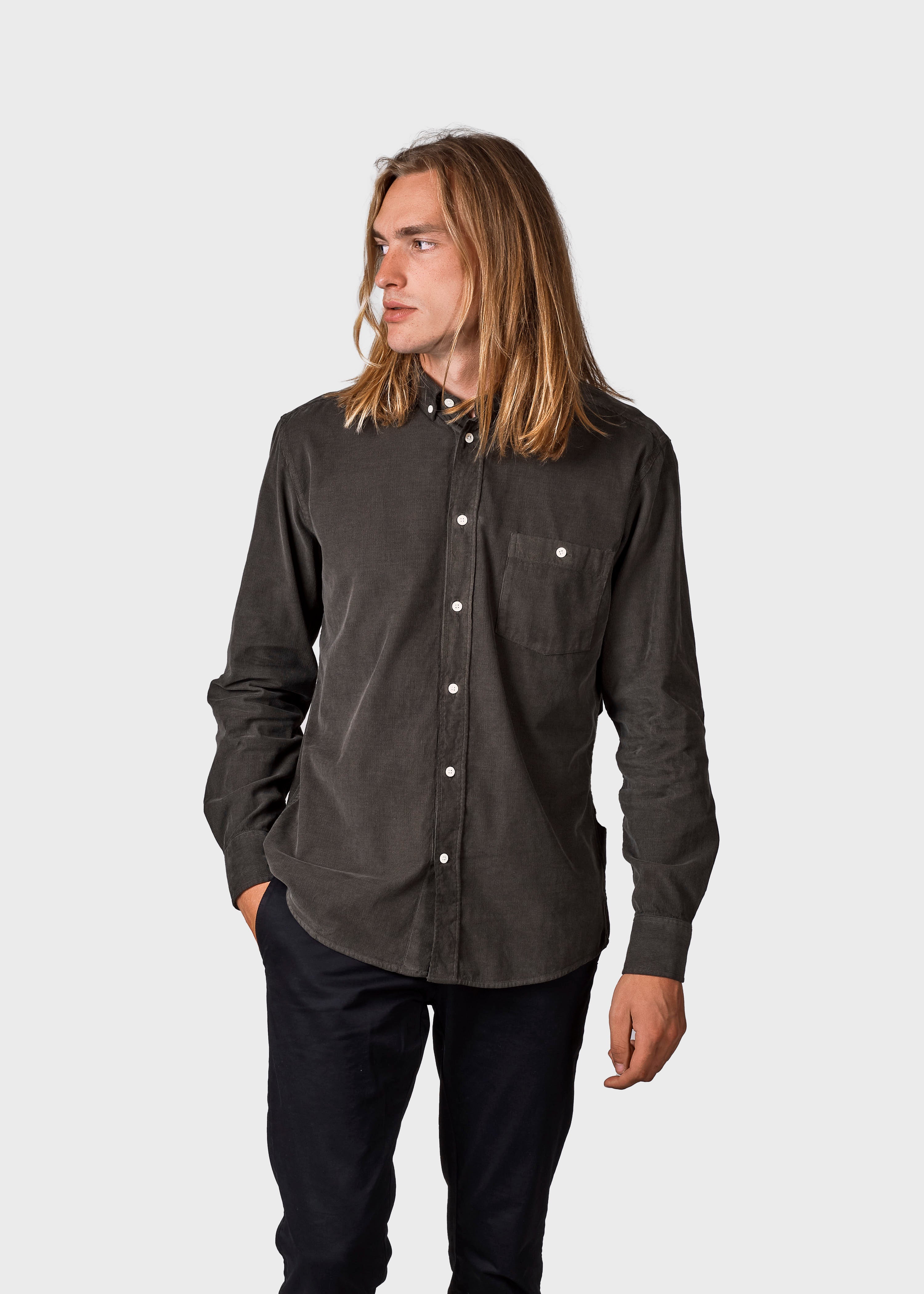 Benjamin Corduroy Shirt - Olive