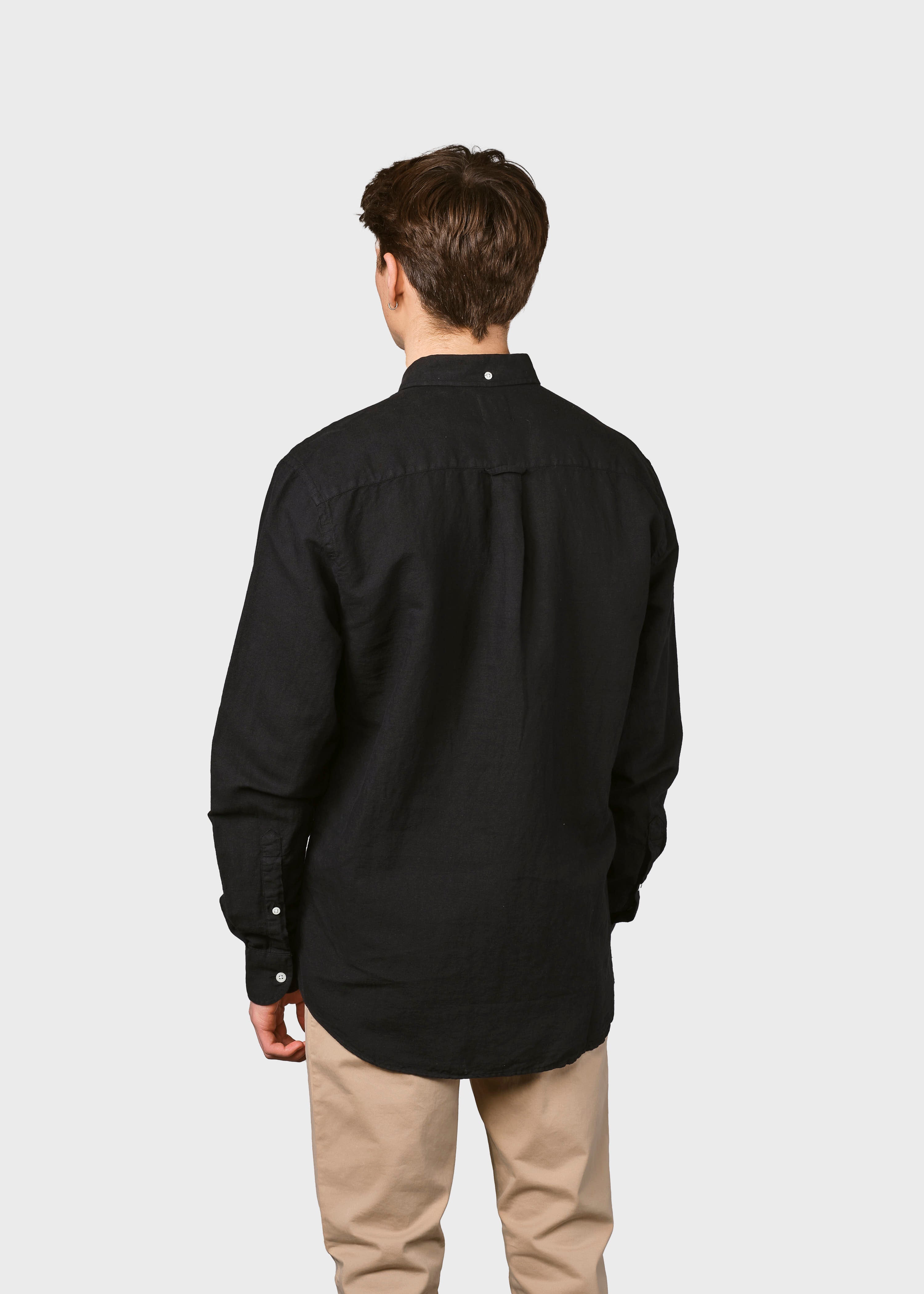 Benjamin Linen Shirt - Black
