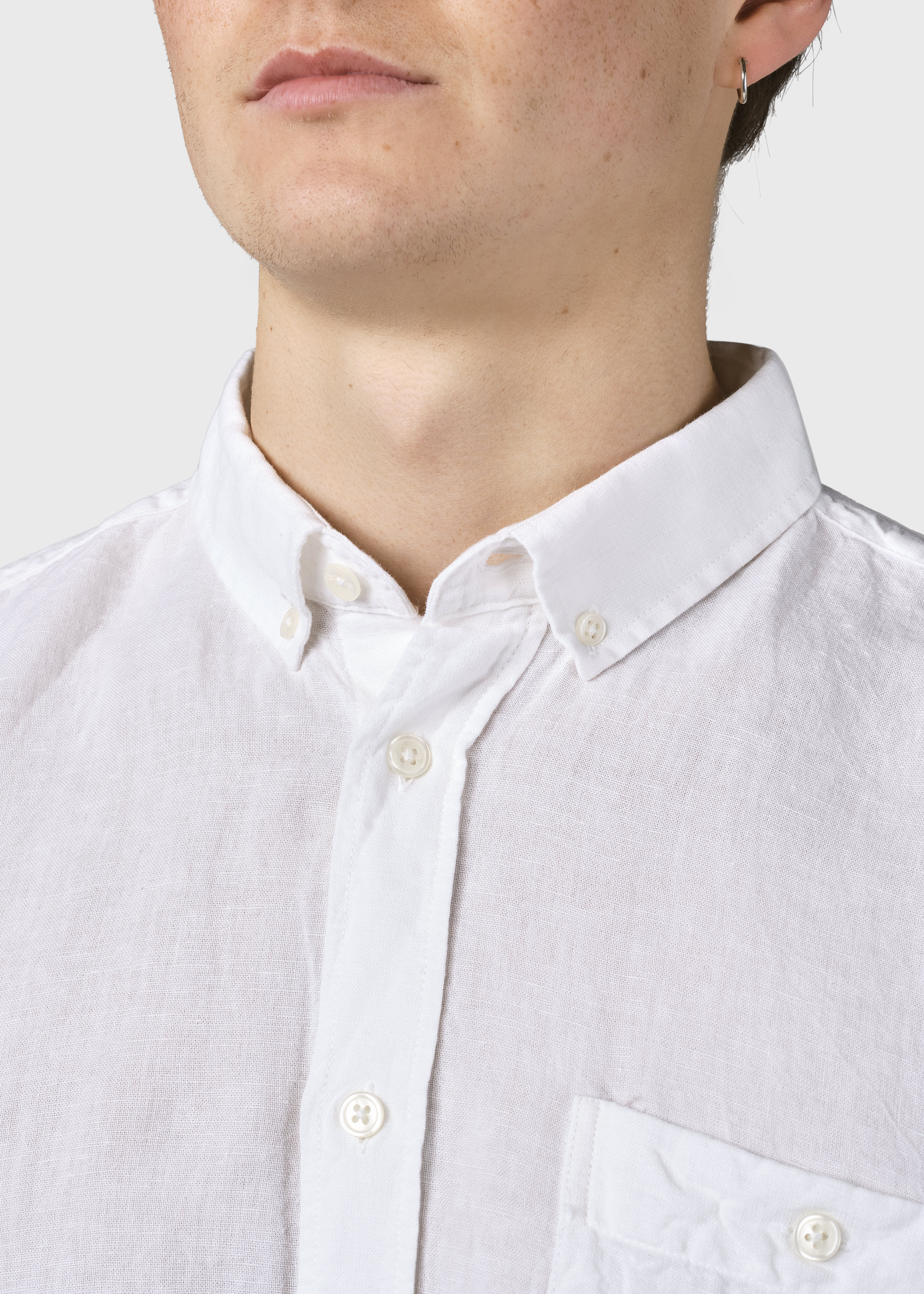 Benjamin Linen Shirt - White
