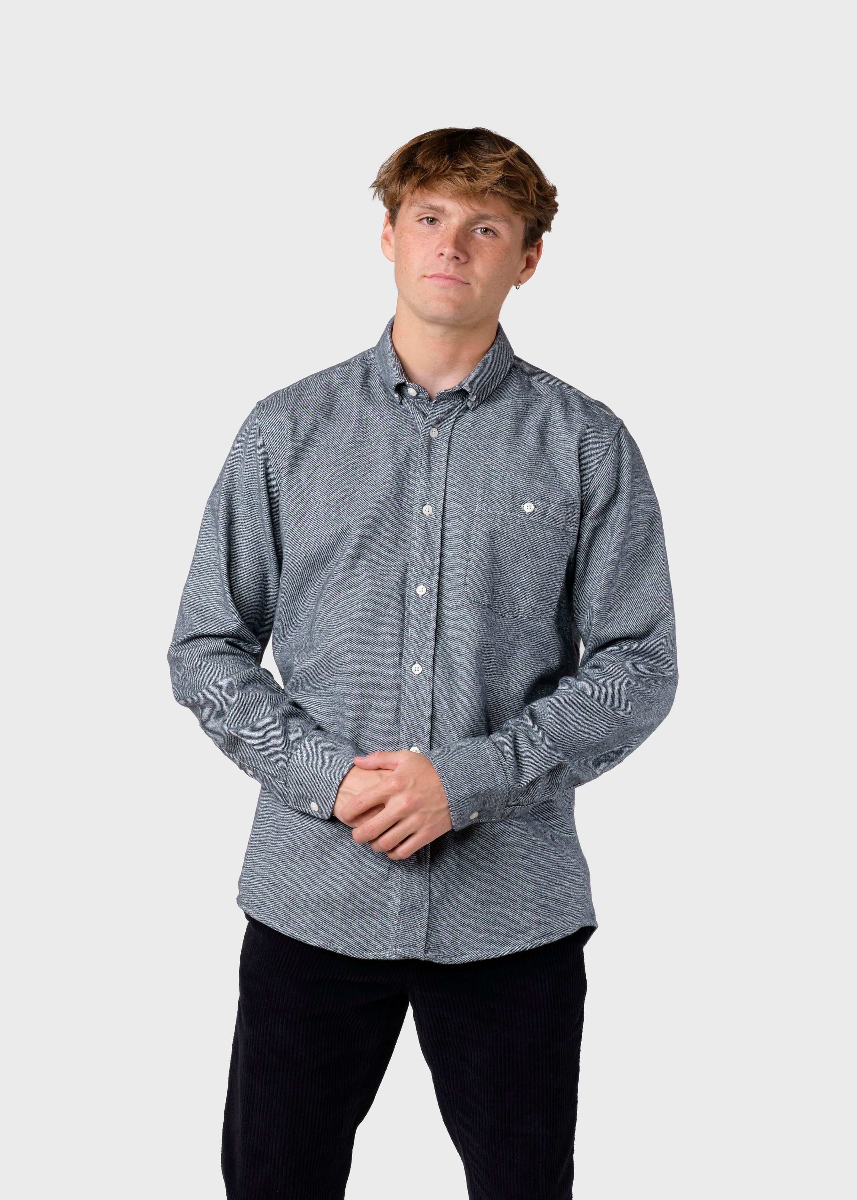 Benjamin Lumber Shirt - Grey Melange