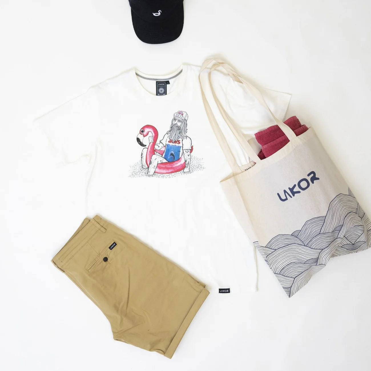 Lakor - tygväska logotyp