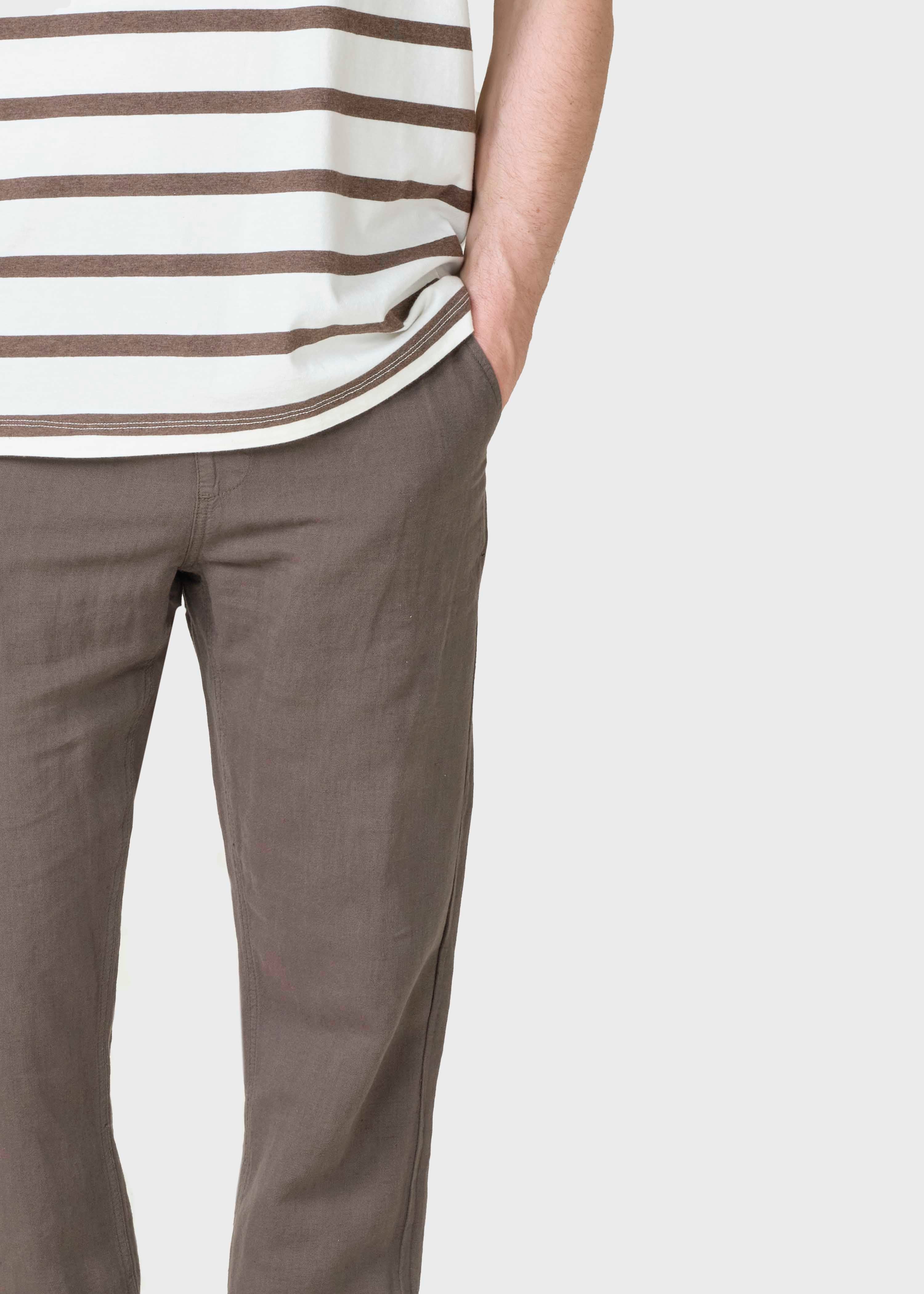 Birger Cotton/linen Pants - Taupe