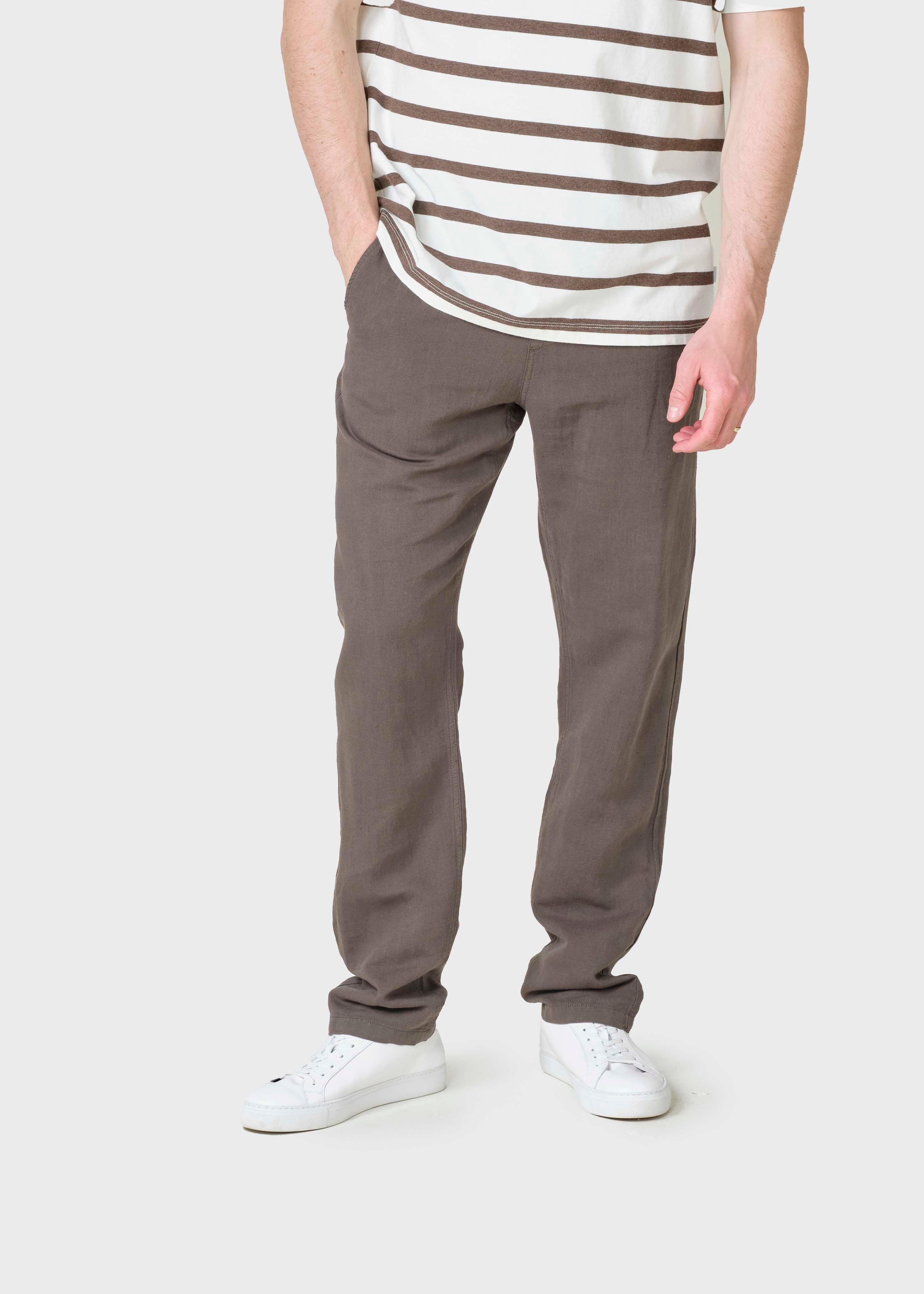 Birger Cotton/linen Pants - Taupe