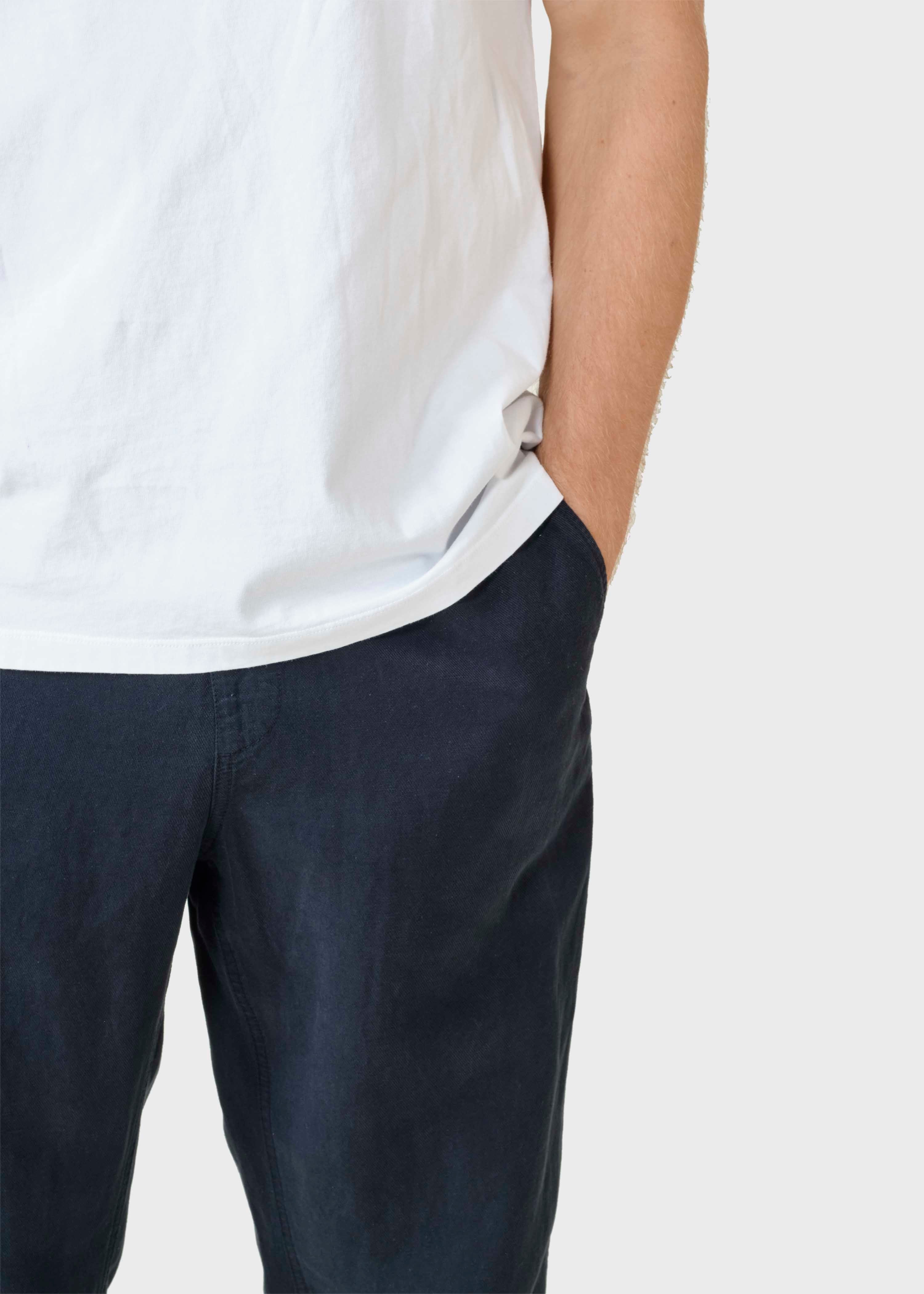 Birger Lyocell Pants - Navy