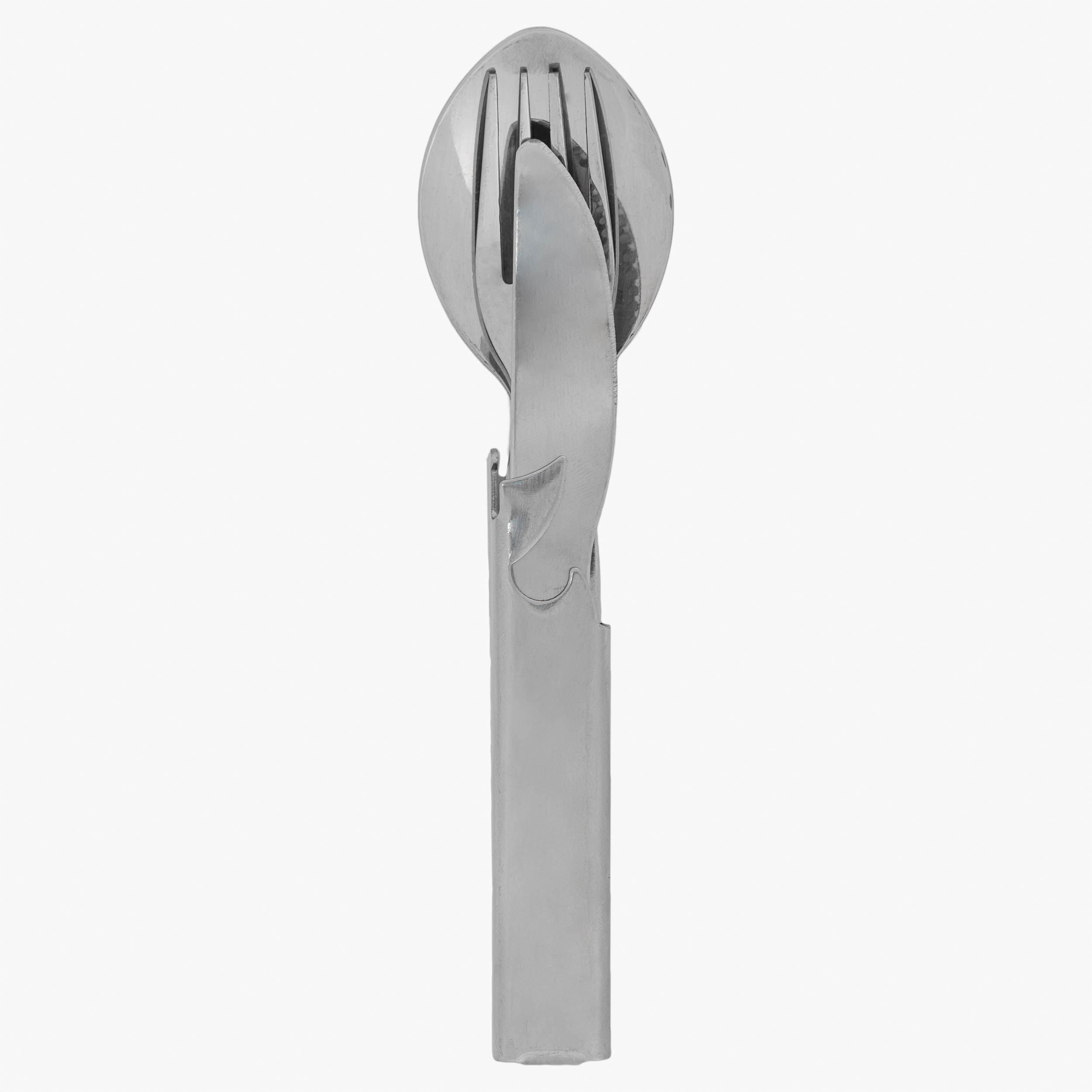 Highlander - MILITÆRSTIL KNIV, SKE, GAFFEL SÆT