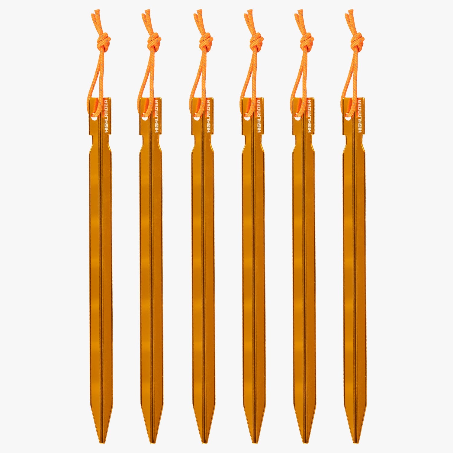 Highlander - ARROW ALUMINIUM SPIKE 18CM / 7INCH - 6 PACK