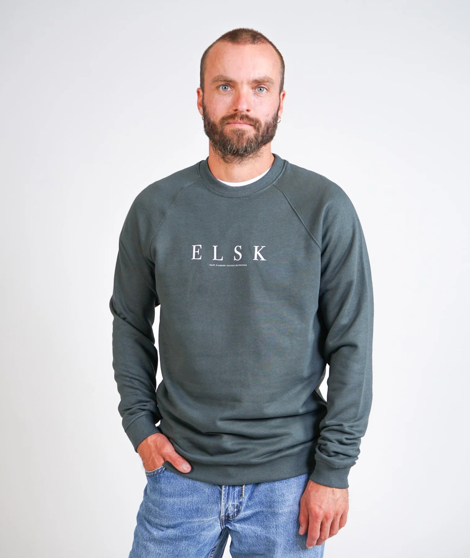 Pure Men'S Tværs Crewneck