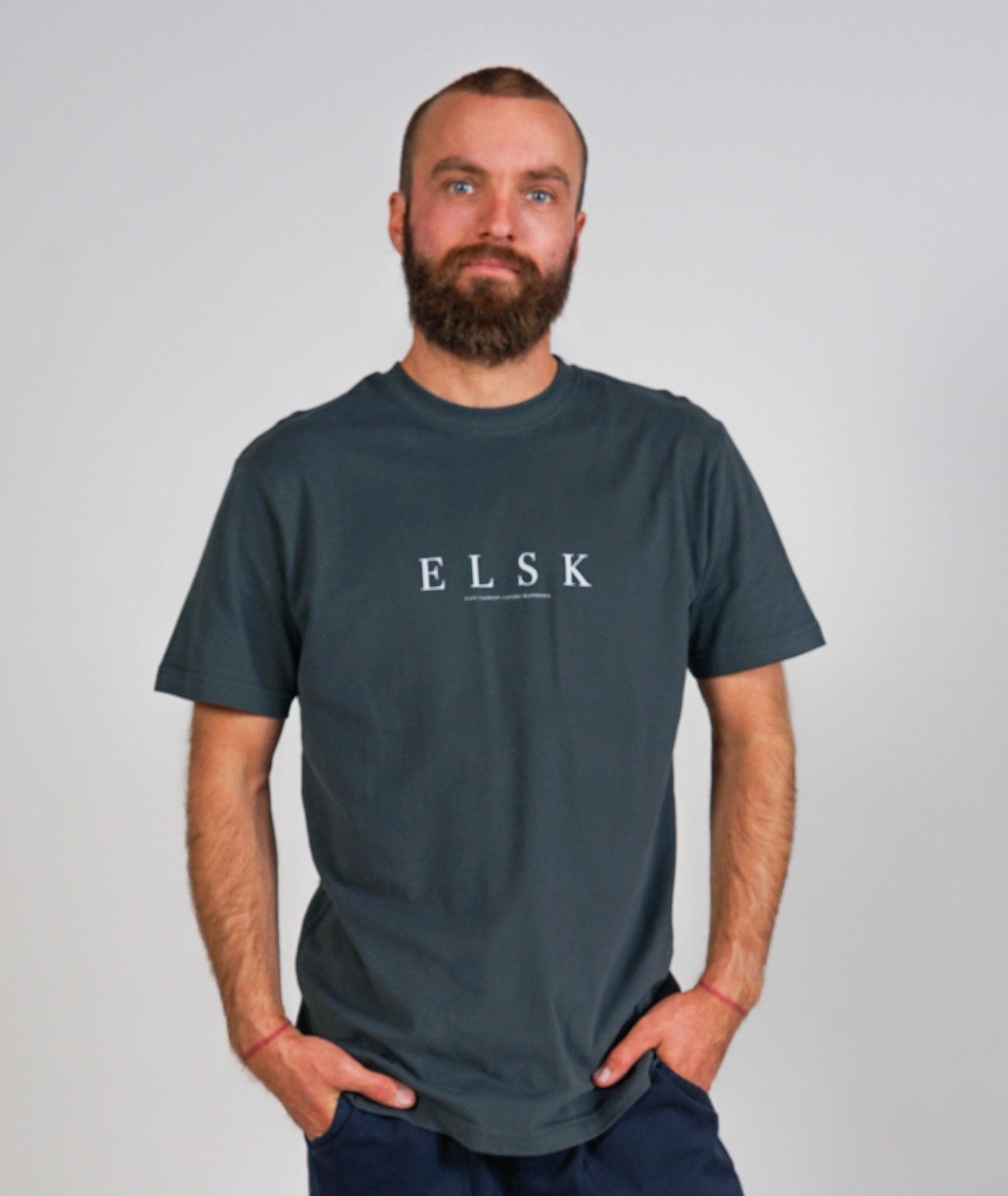 2338 | Elsk® Pure Ep Brushed T-Shirt | Stone Green