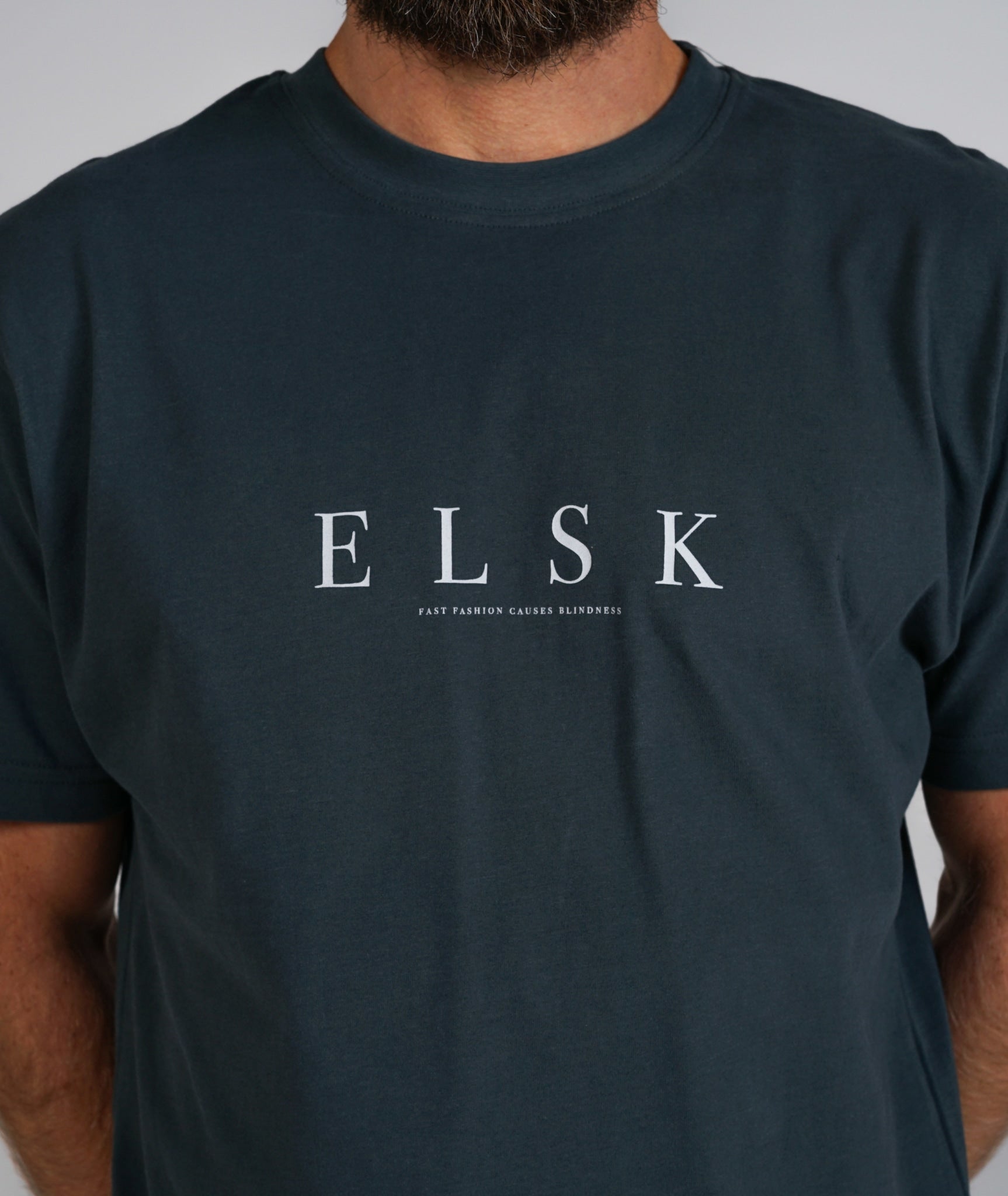 2338 | Elsk® Pure Ep Brushed T-Shirt | Stone Green