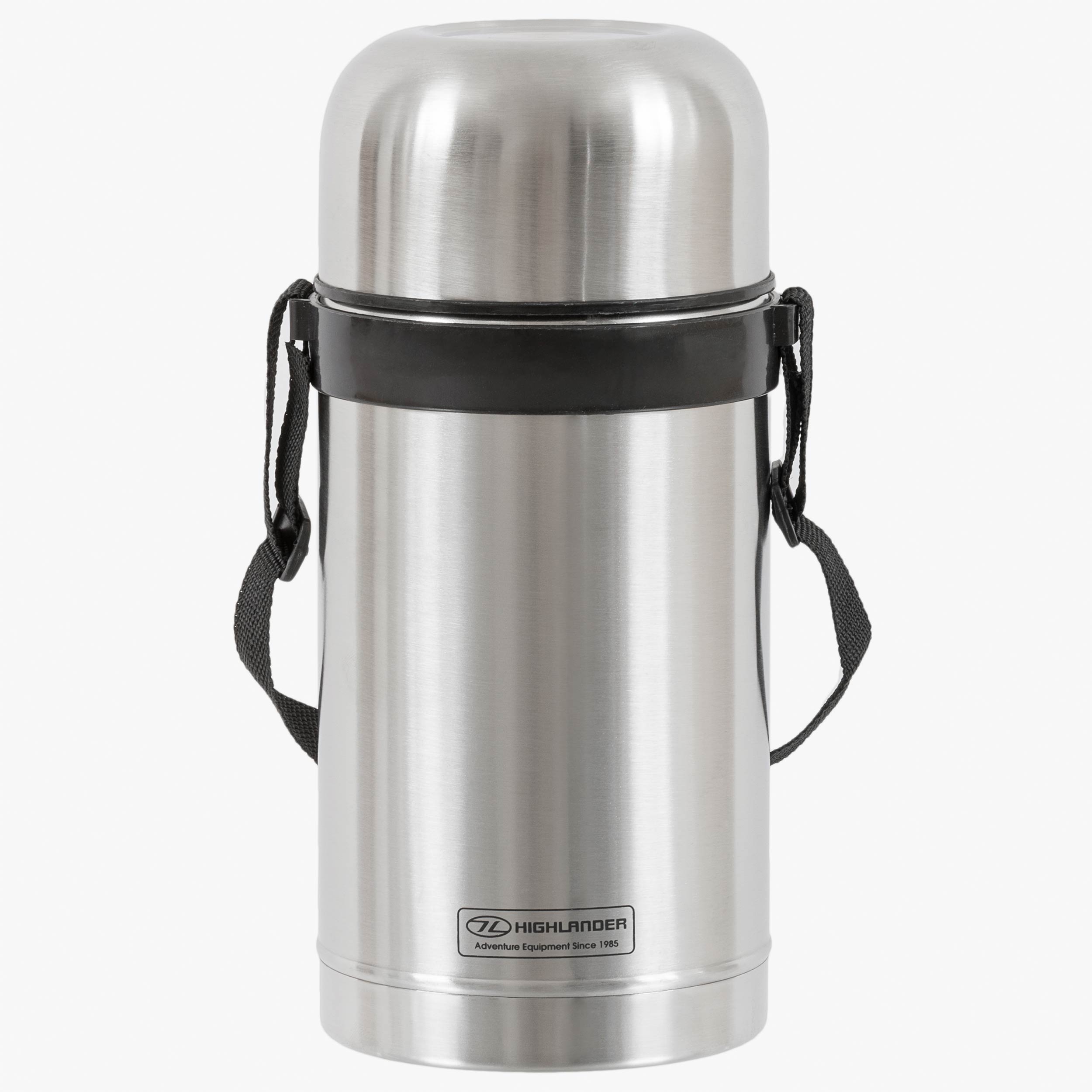 Highlander - Duro Isoleret Mad Thermos, Sølv, 1L