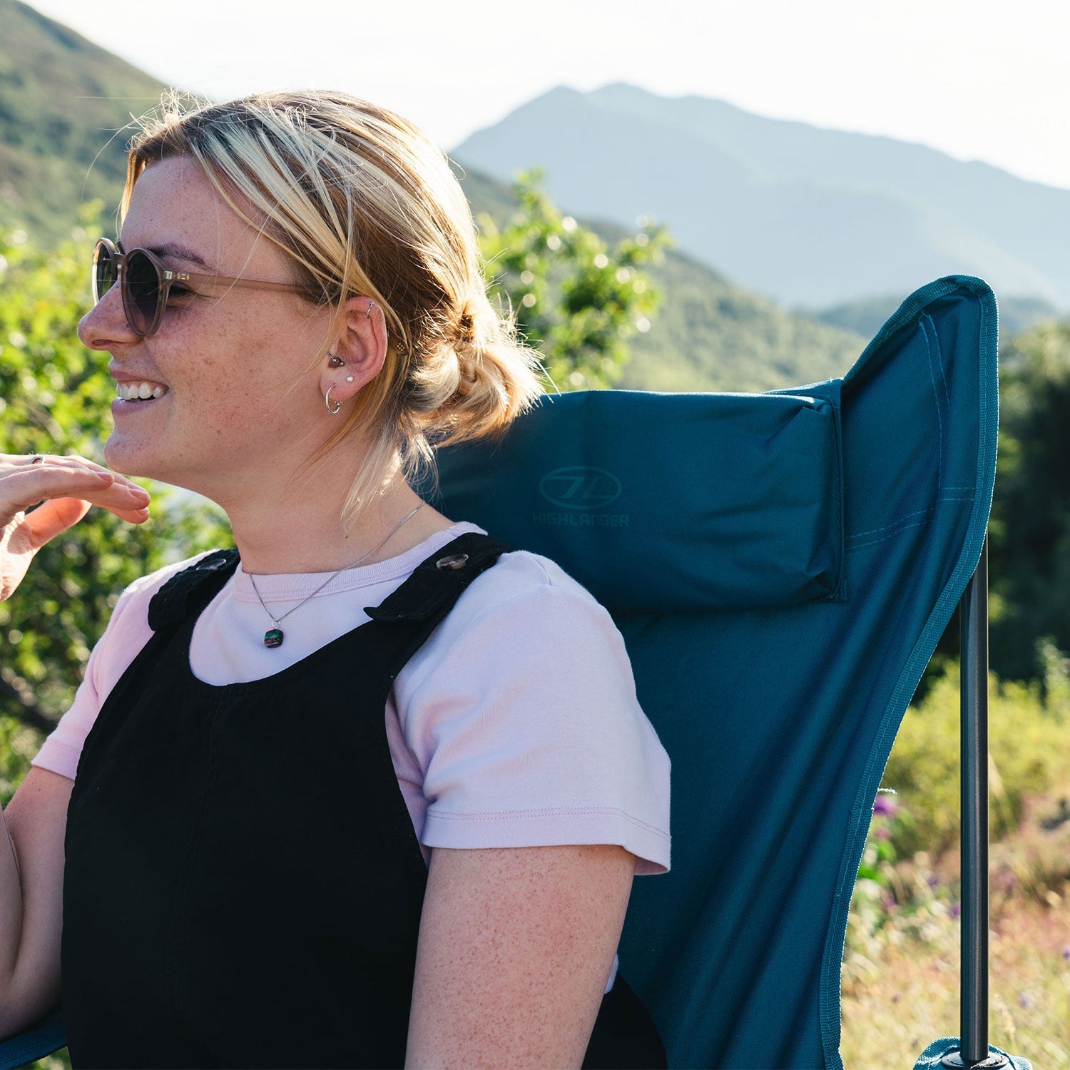 Highlander - Duart Camping Stol, Marineblå