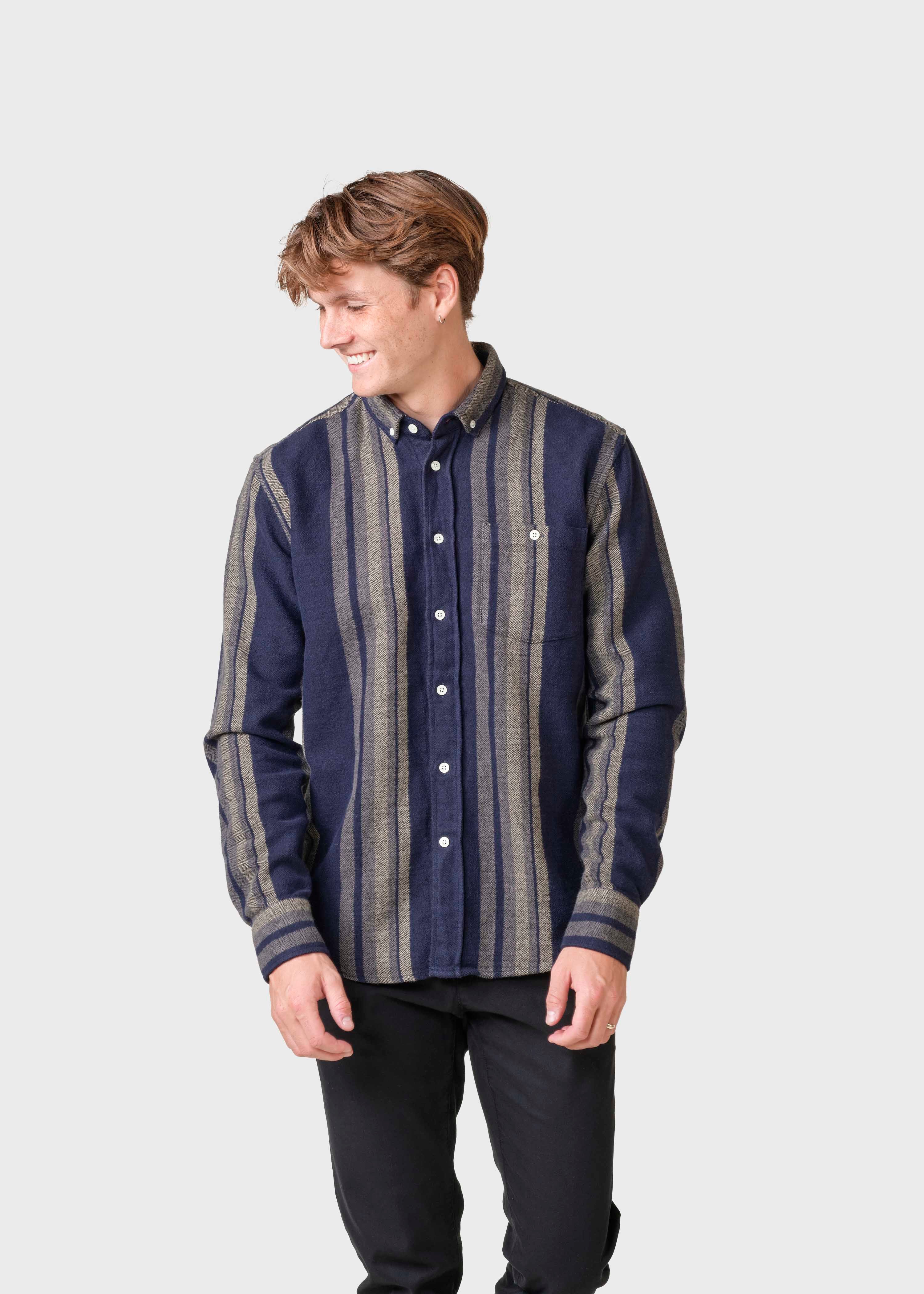 Filipe Shirt - Sand/navy