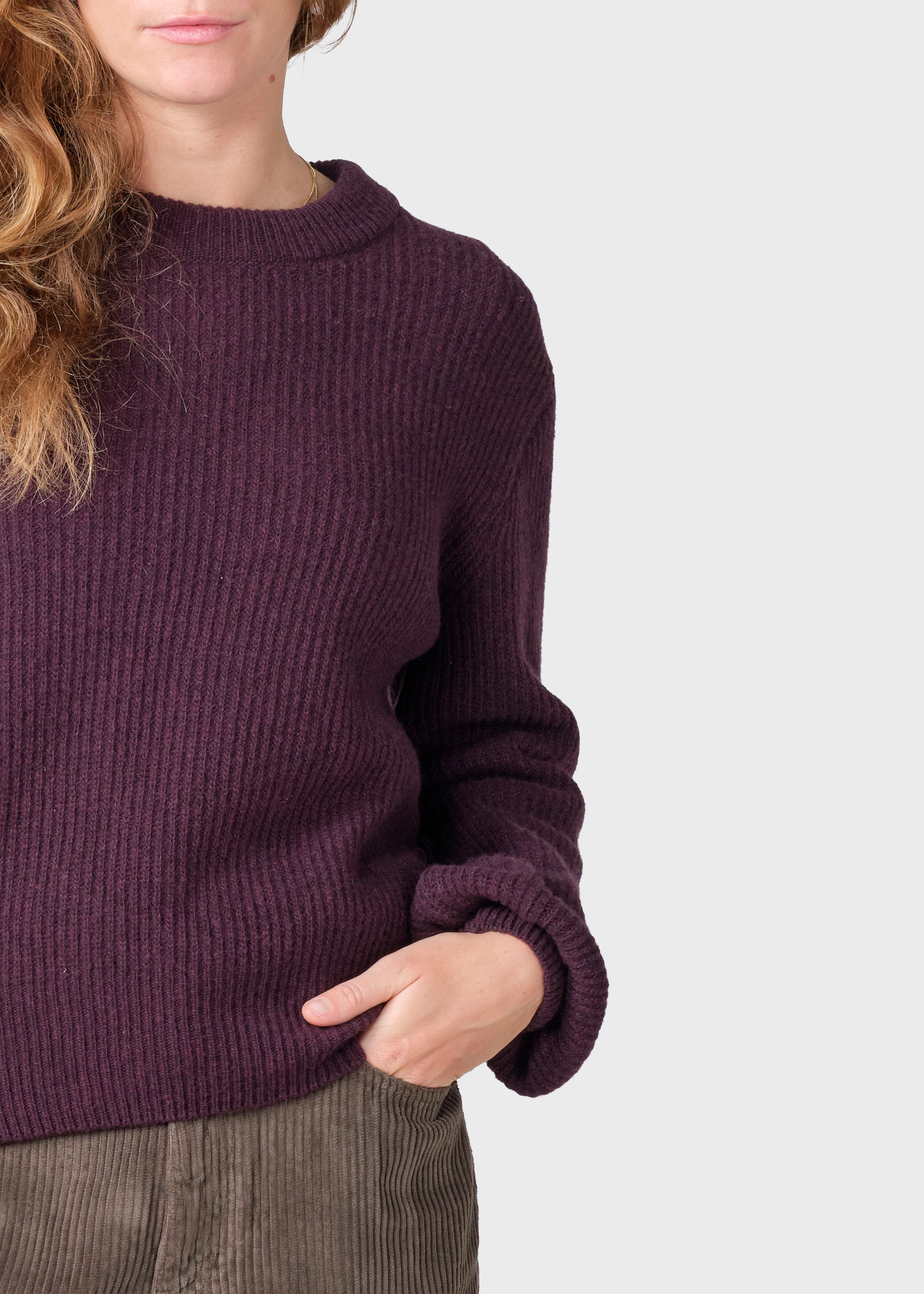 Gerda Knit - Burgundy