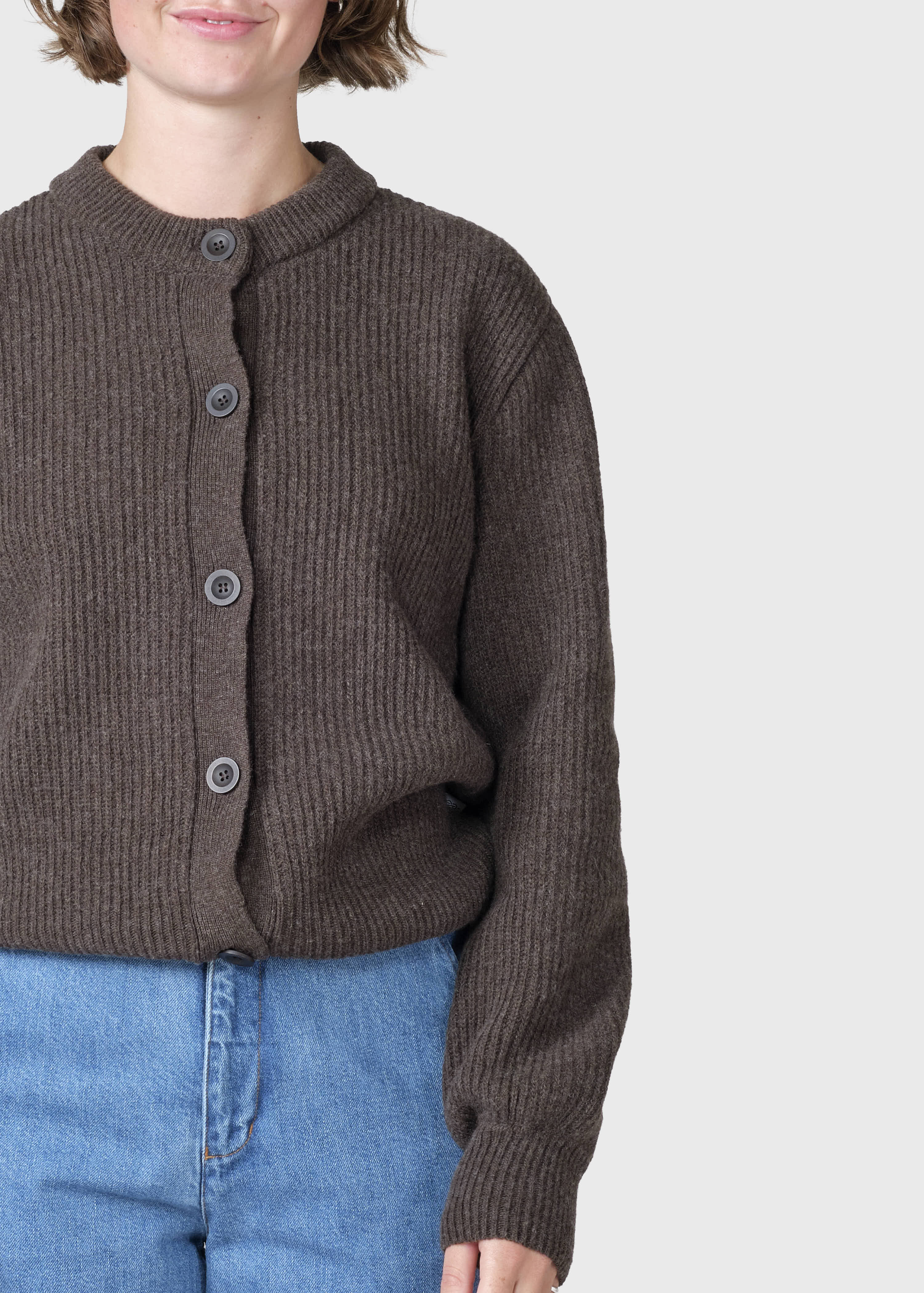 Gerda Knit Cardigan - Taupe