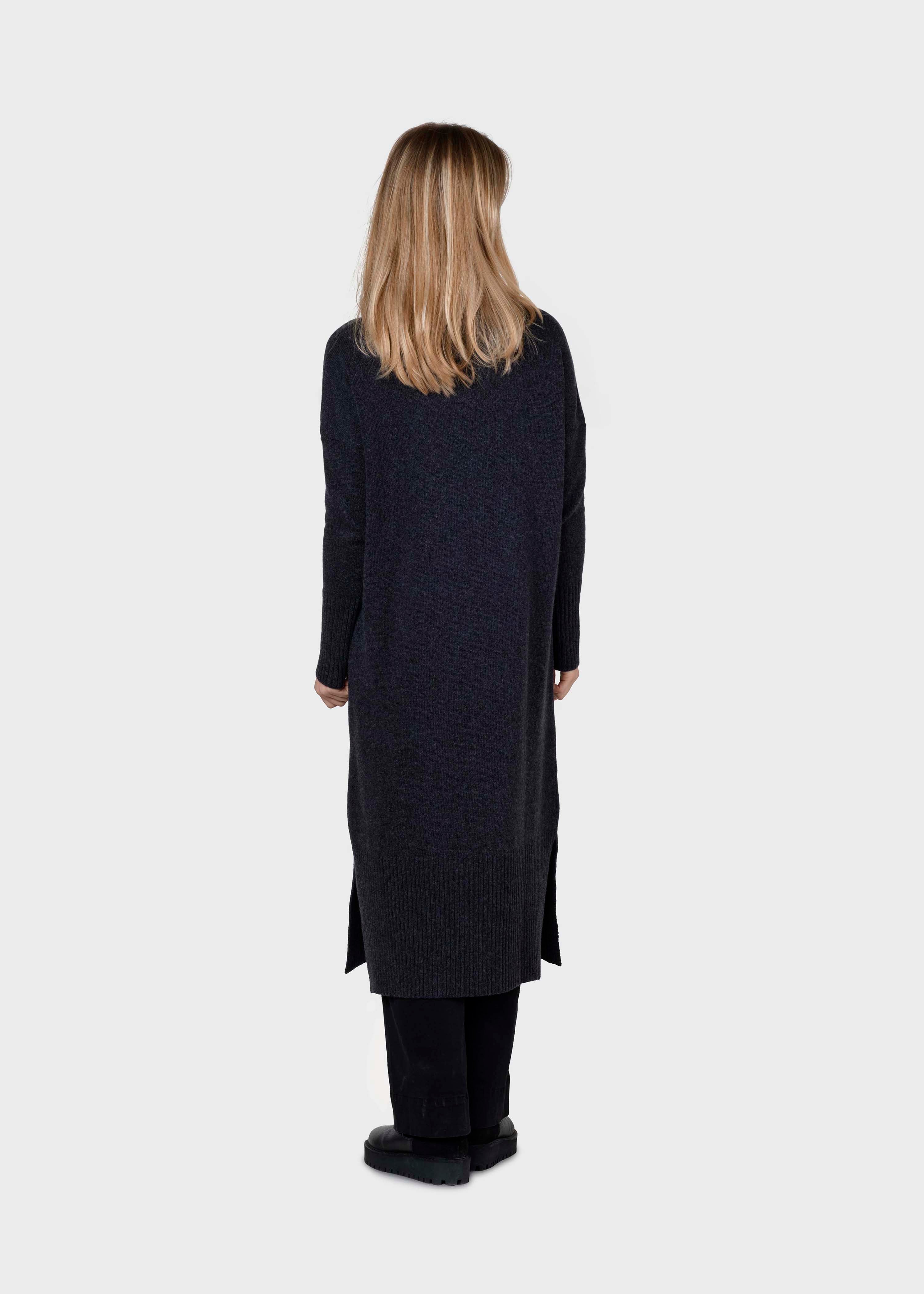 Gro Knit Dress - Anthracite