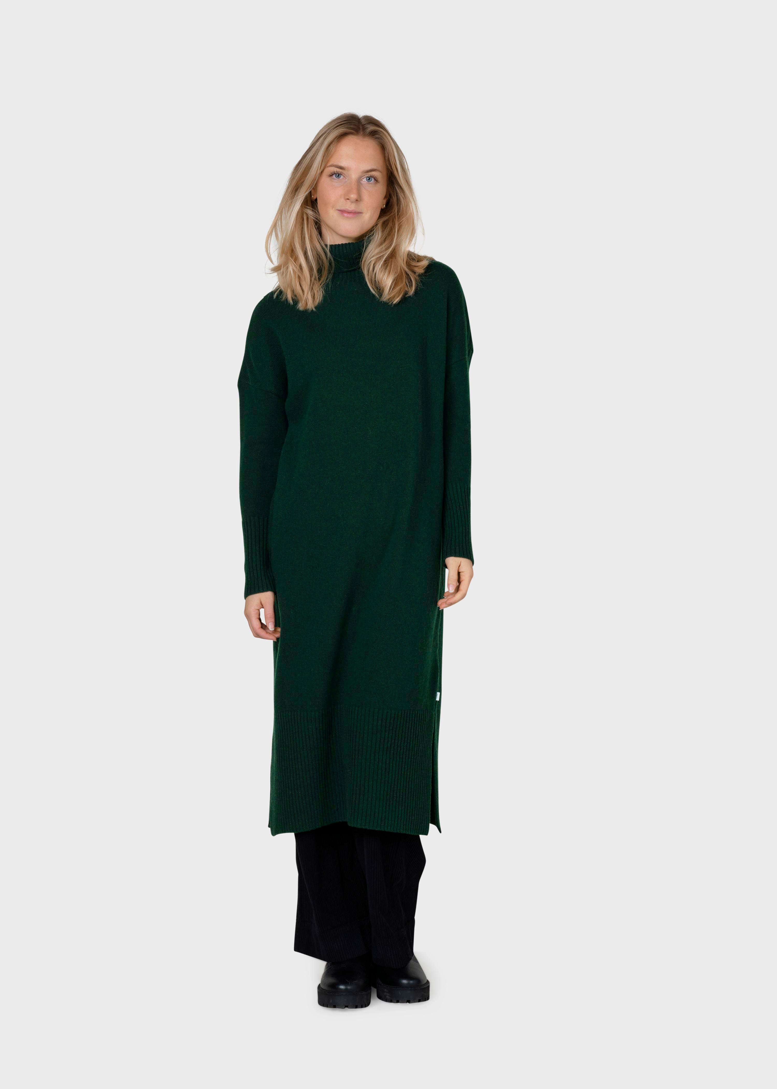 Gro Knit Dress - Moss Green
