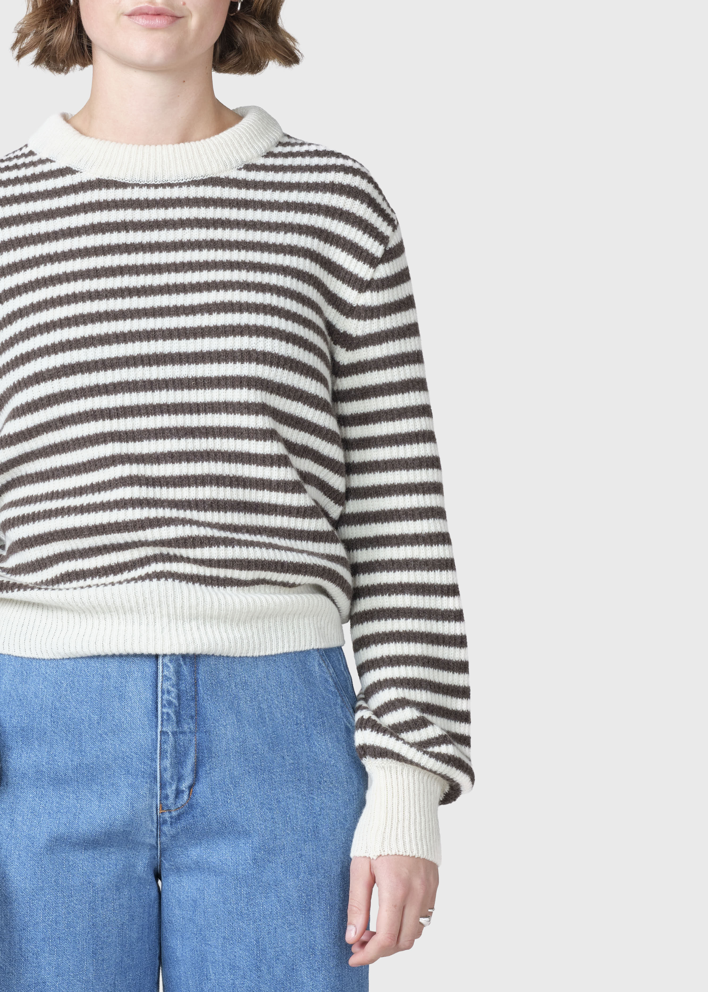 Gunilla Knit - Taupe/cream