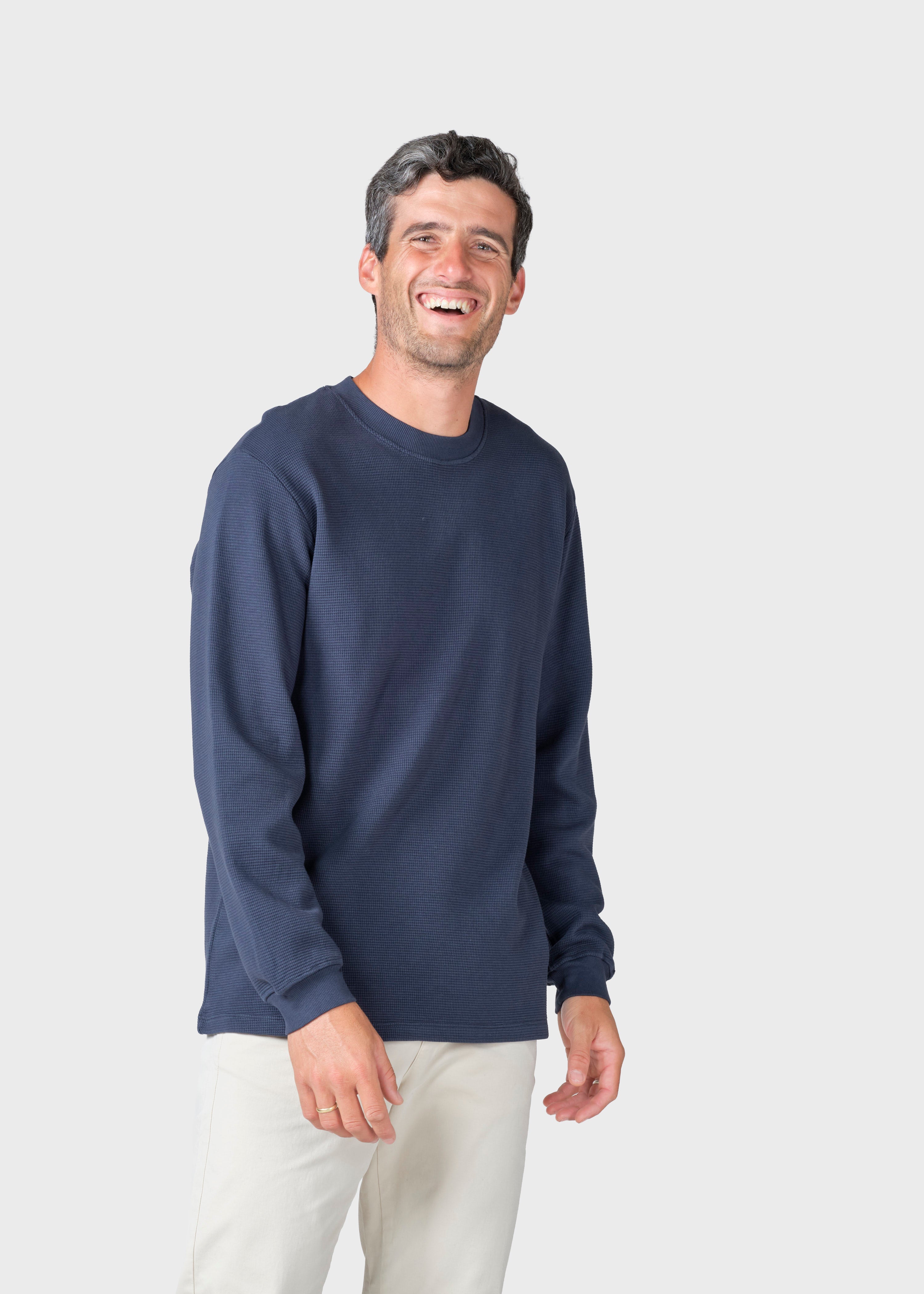 Hudson Ls Tee - Navy