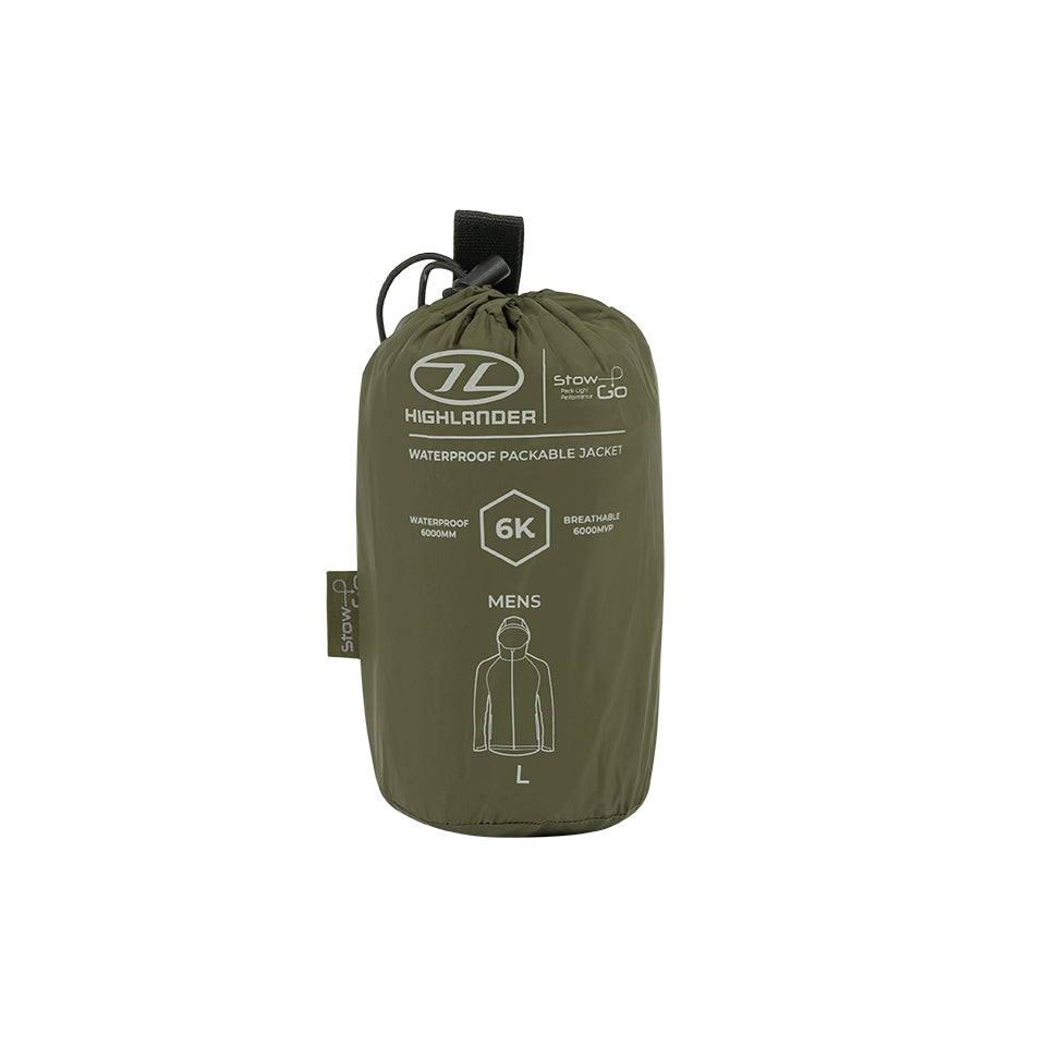 Highlander - Regnjakke - Stow & Go - Vandtæt og Vindafvisende - Herre