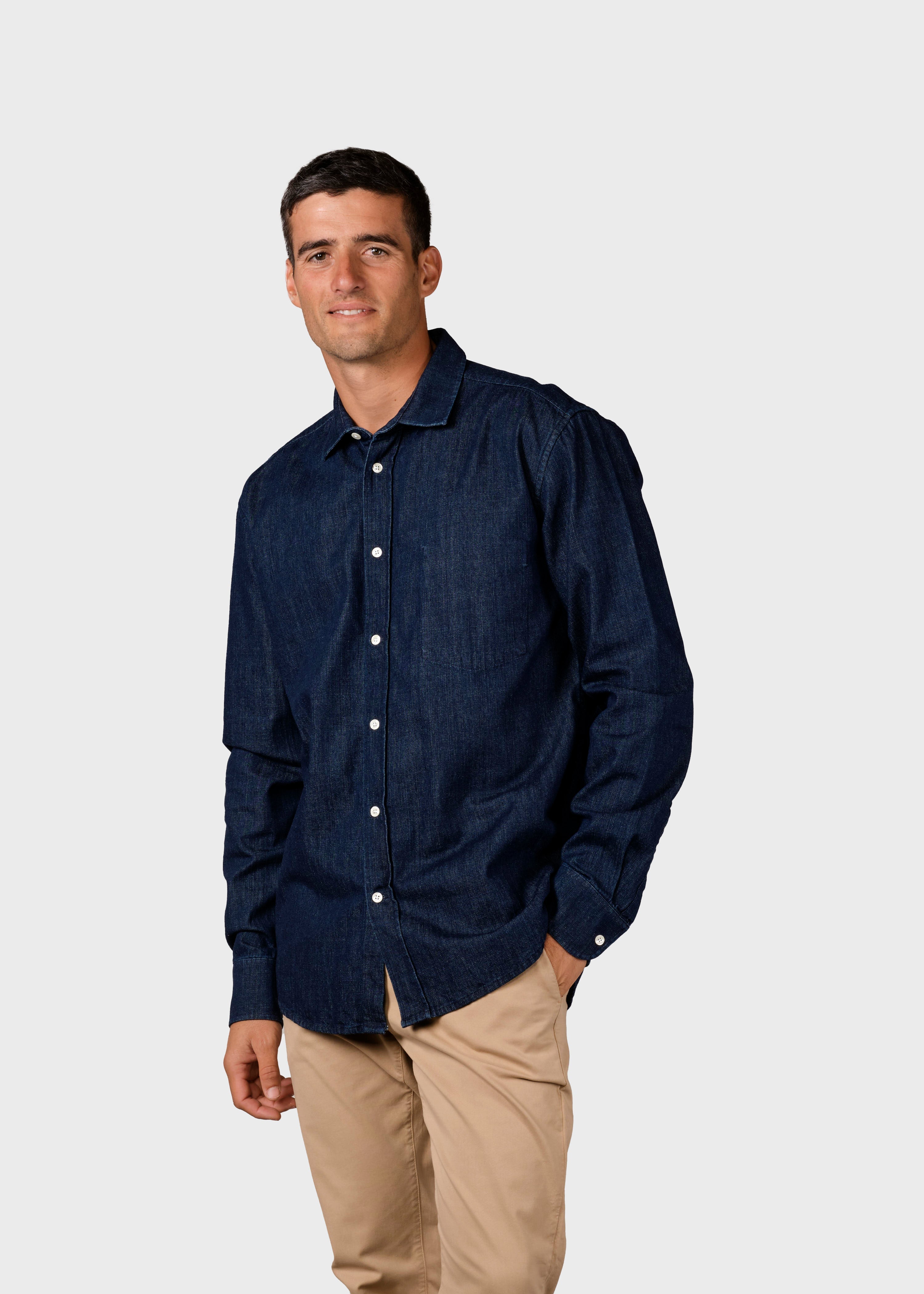 Jakob Shirt - Dark Blue Stonewash