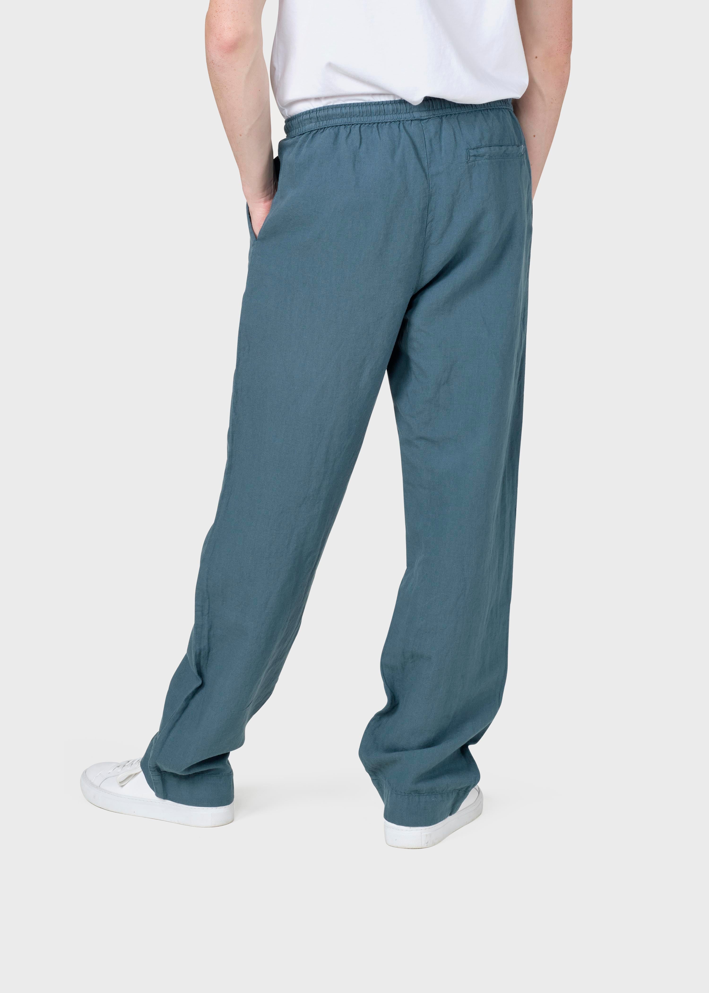 Jens Linen Pants - Moss Green