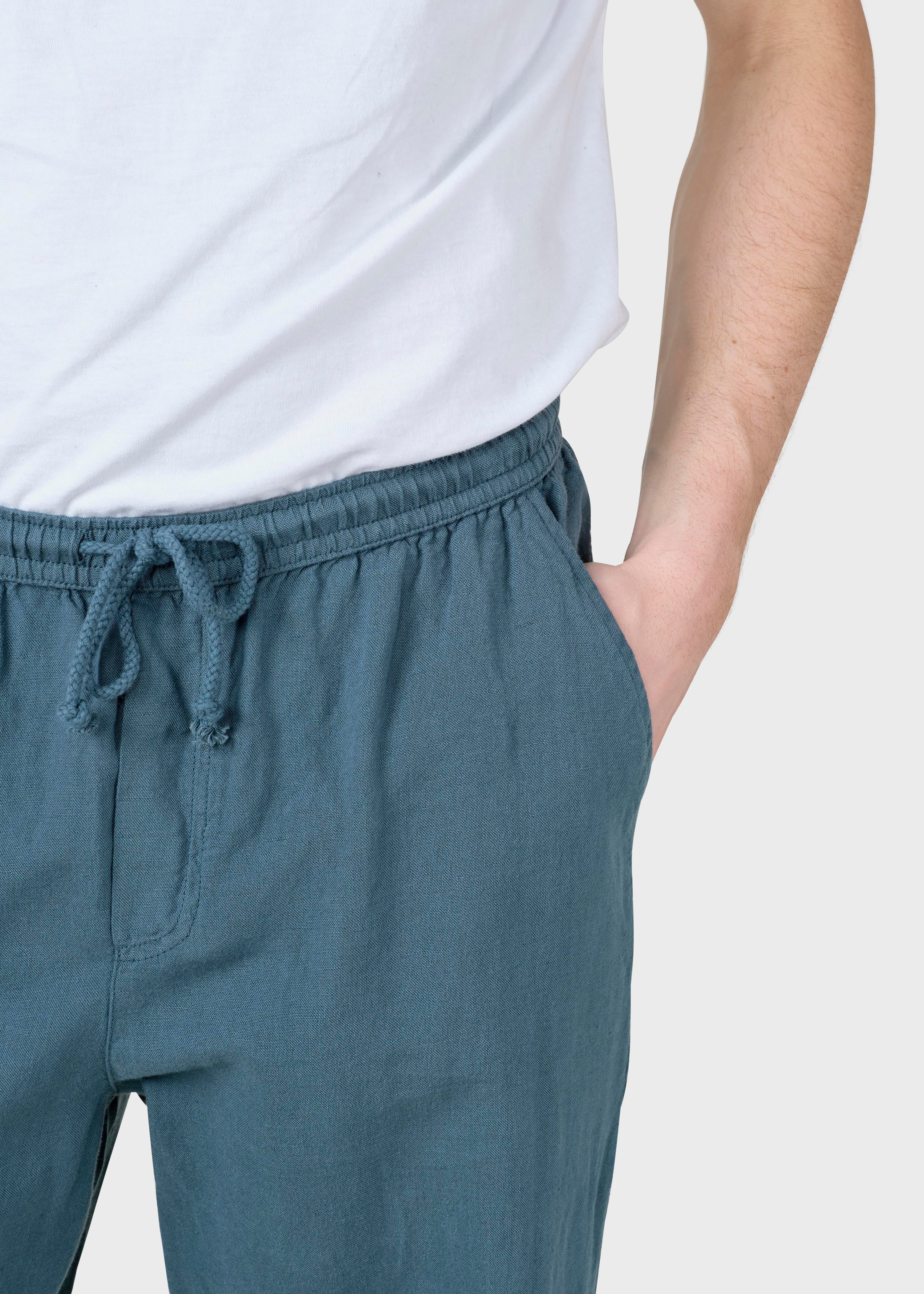 Jens Linen Pants - Moss Green