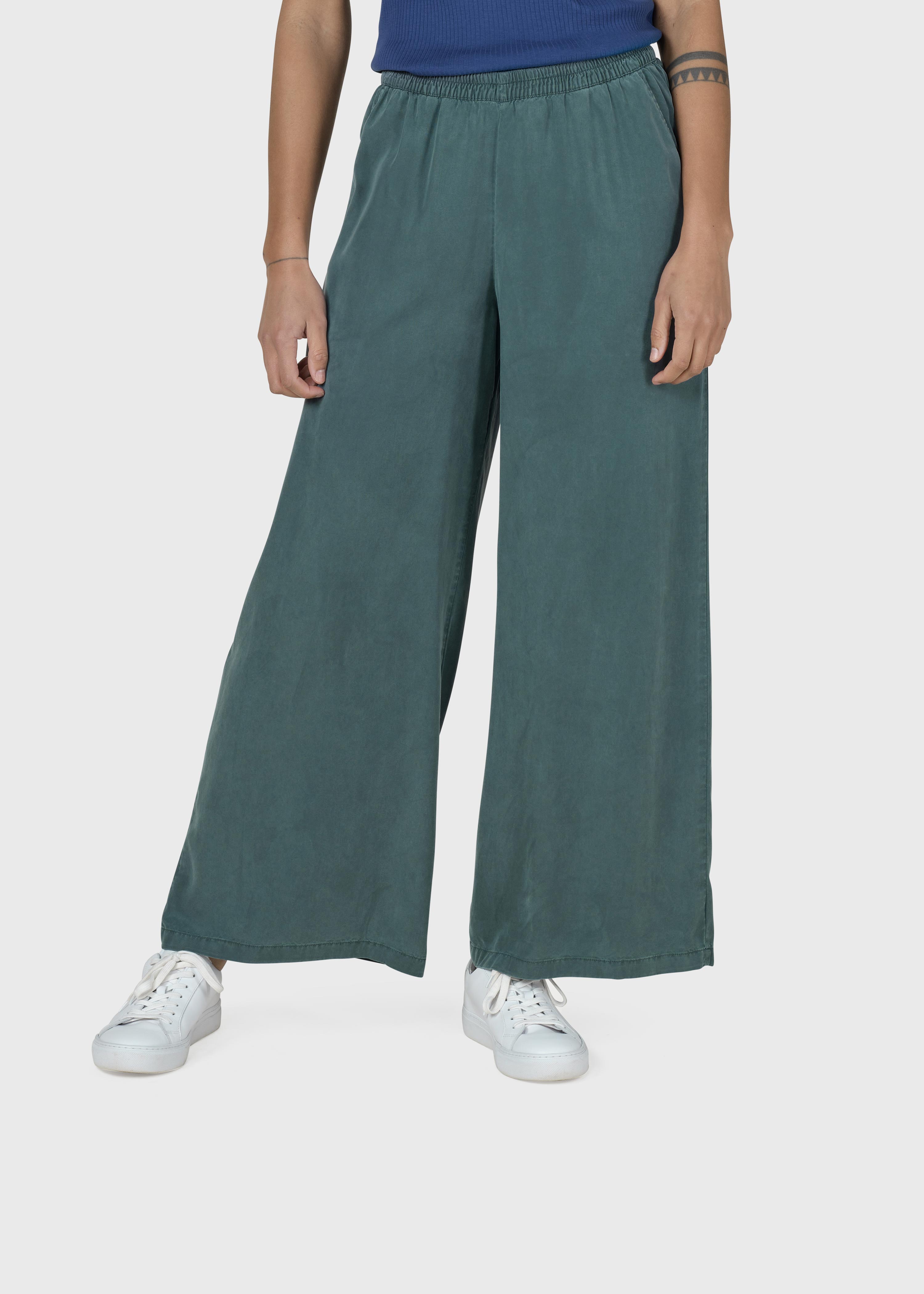 Kaja Lyocell Pants - Moss Green