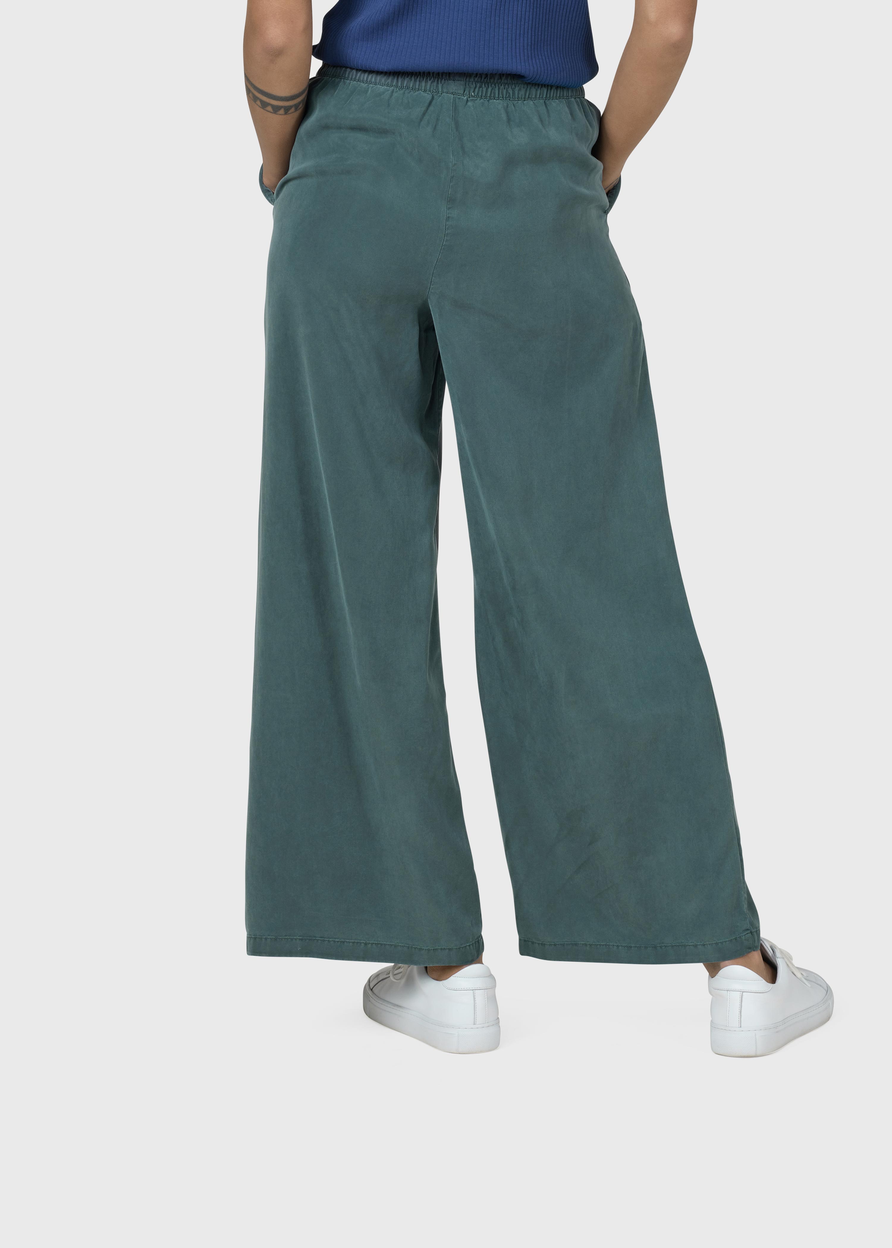 Kaja Lyocell Pants - Moss Green