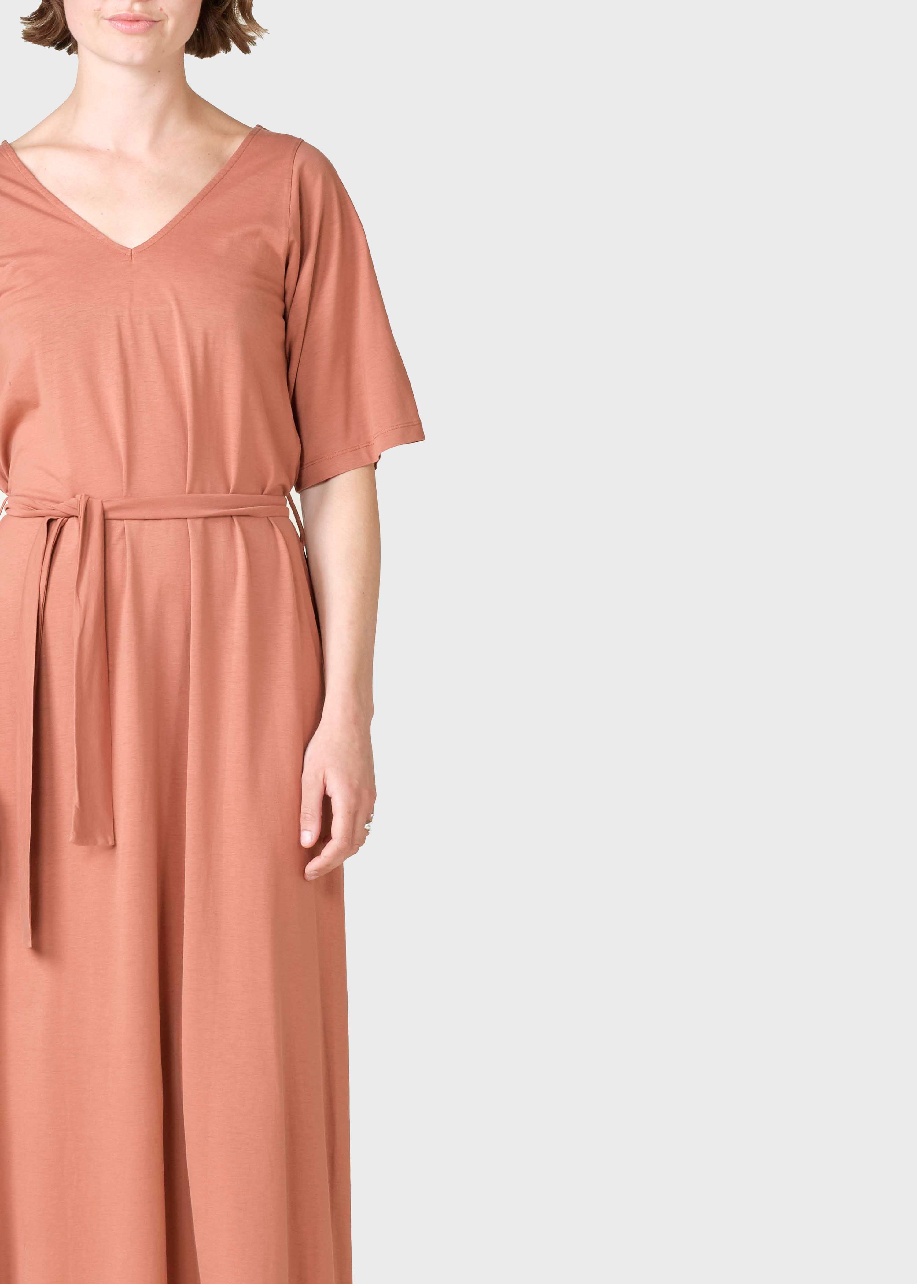 Karla Dress - Burnt Sienna