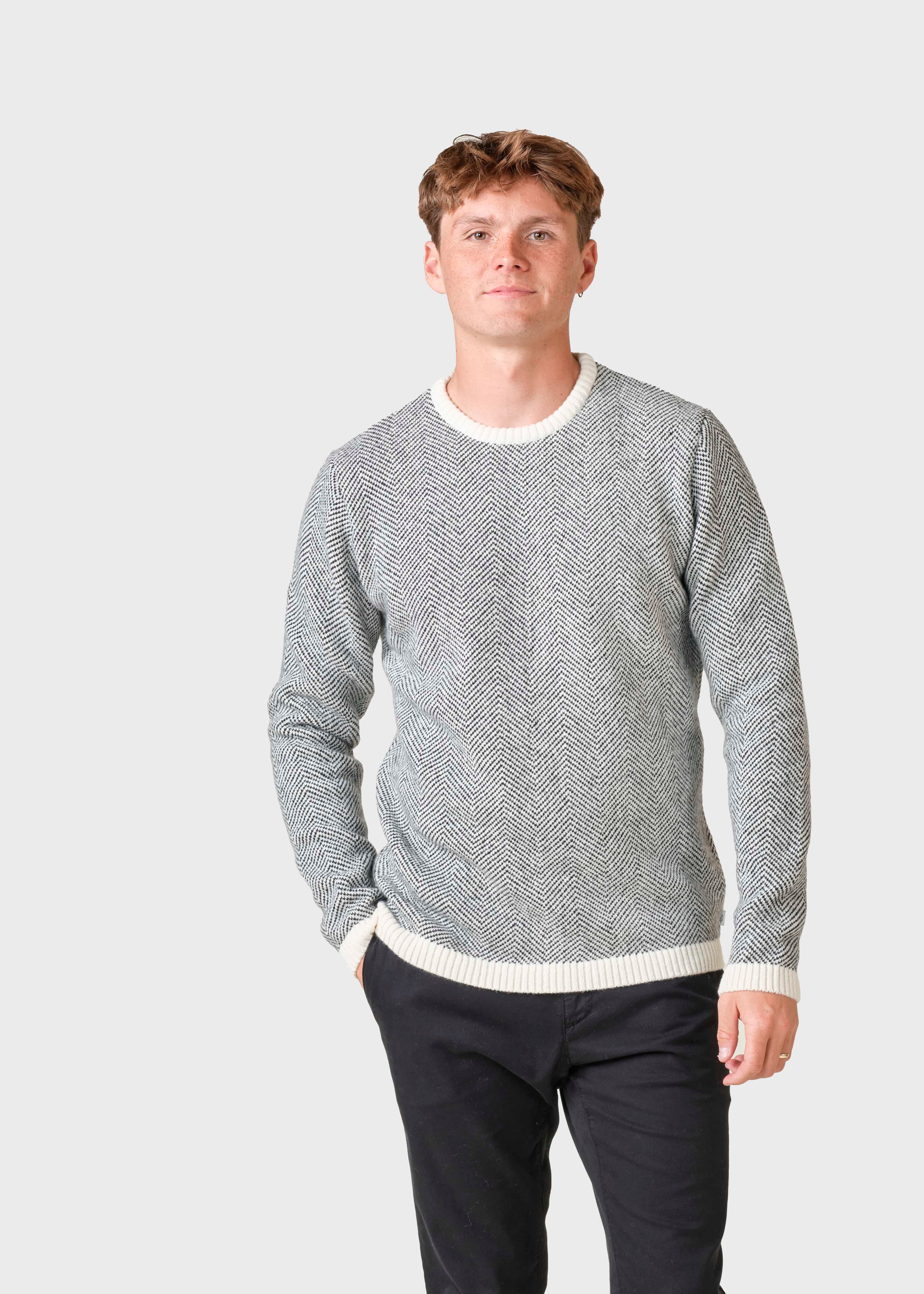 Keld Knit - Cream/black