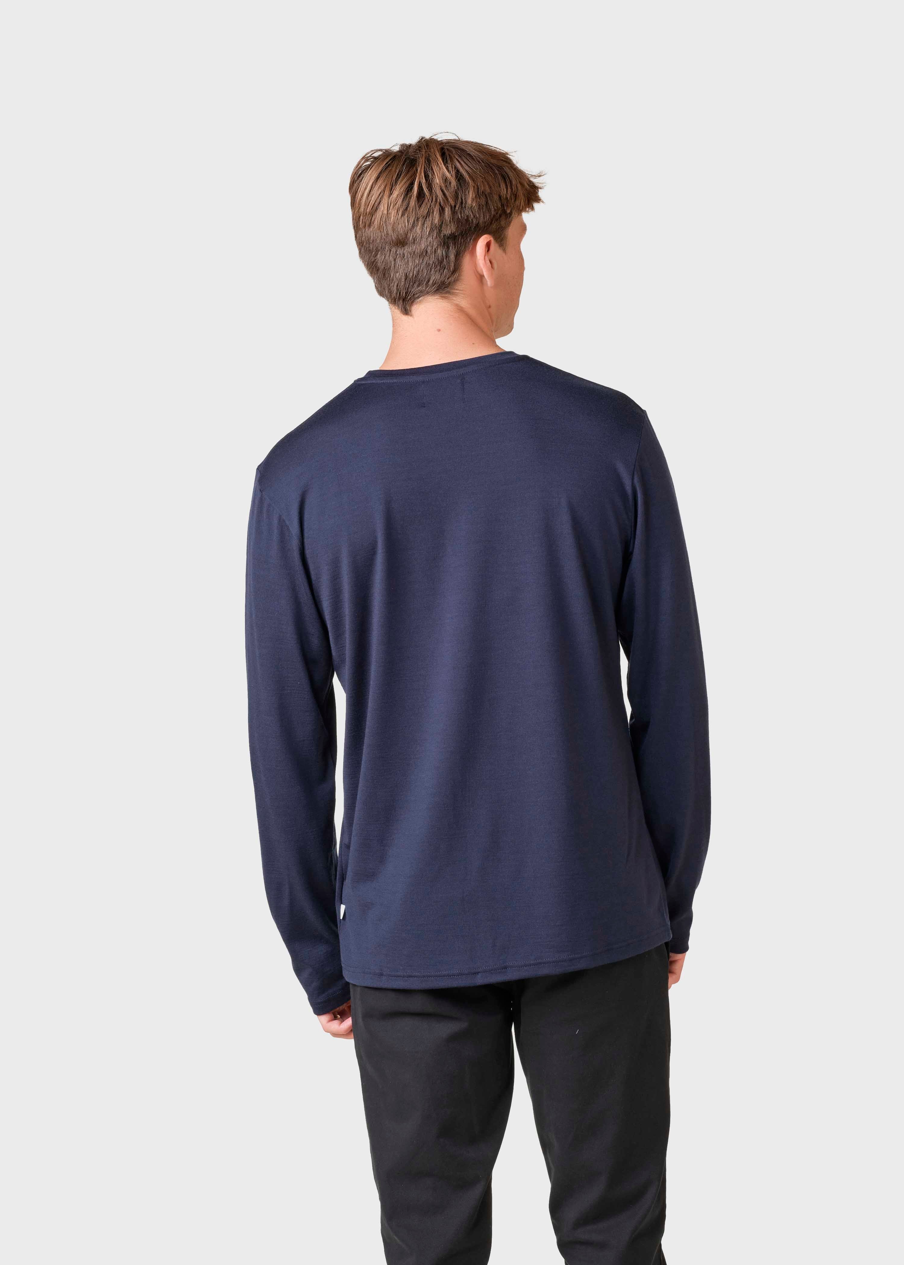 Lars Ls Tee - Navy