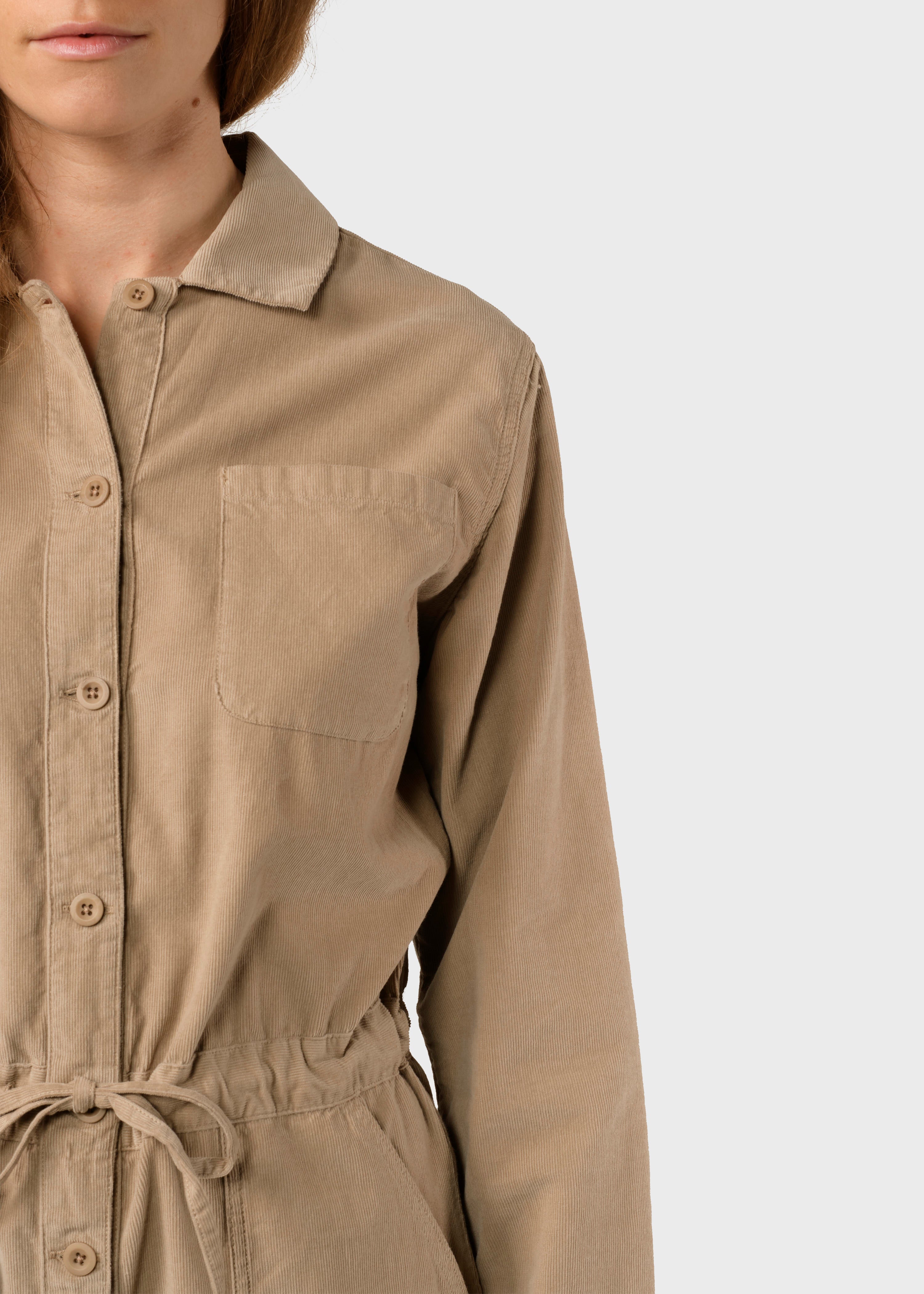 Lena Corduroy Jumpsuit - Sand