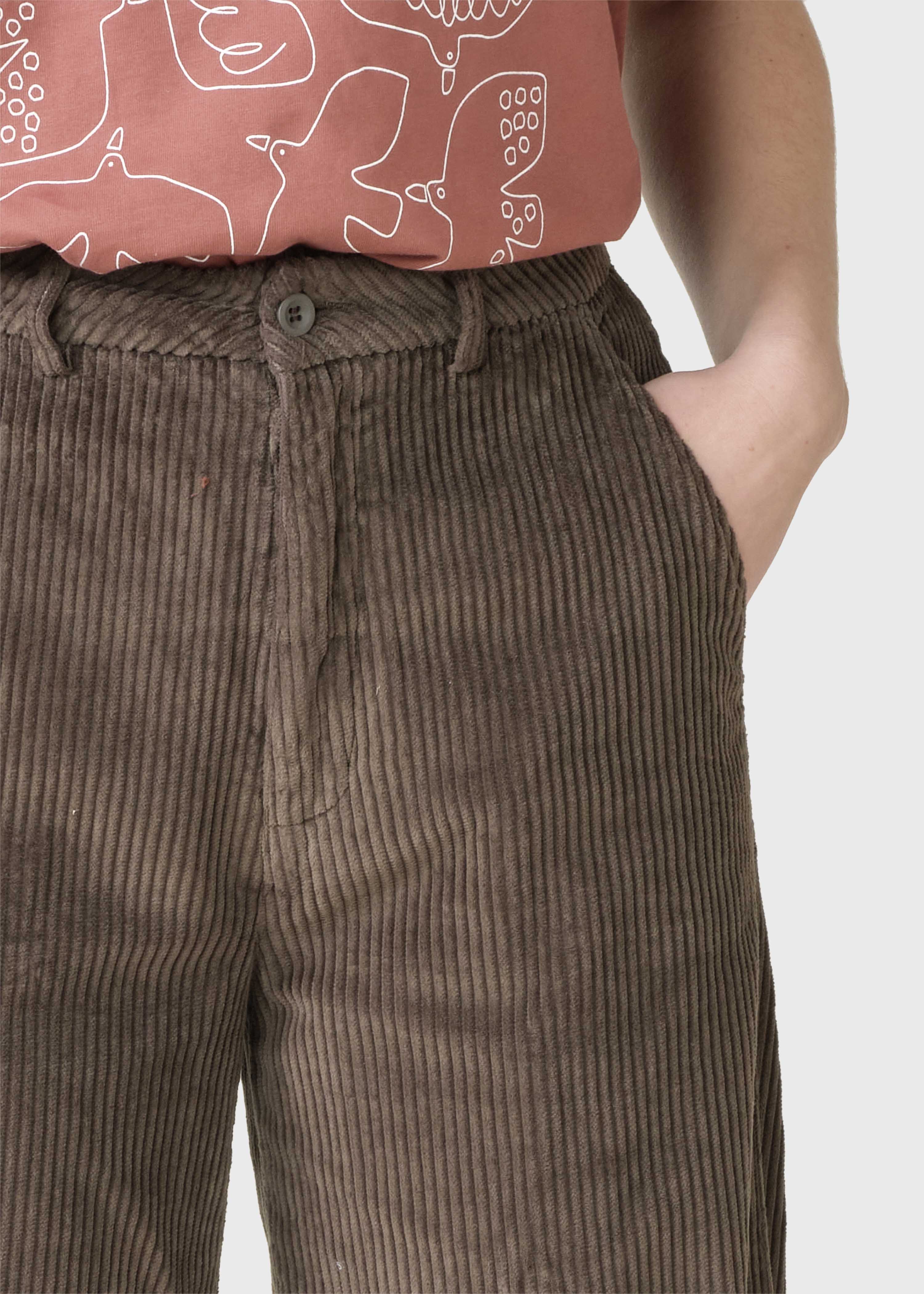 Lois Cord Pants - Taupe