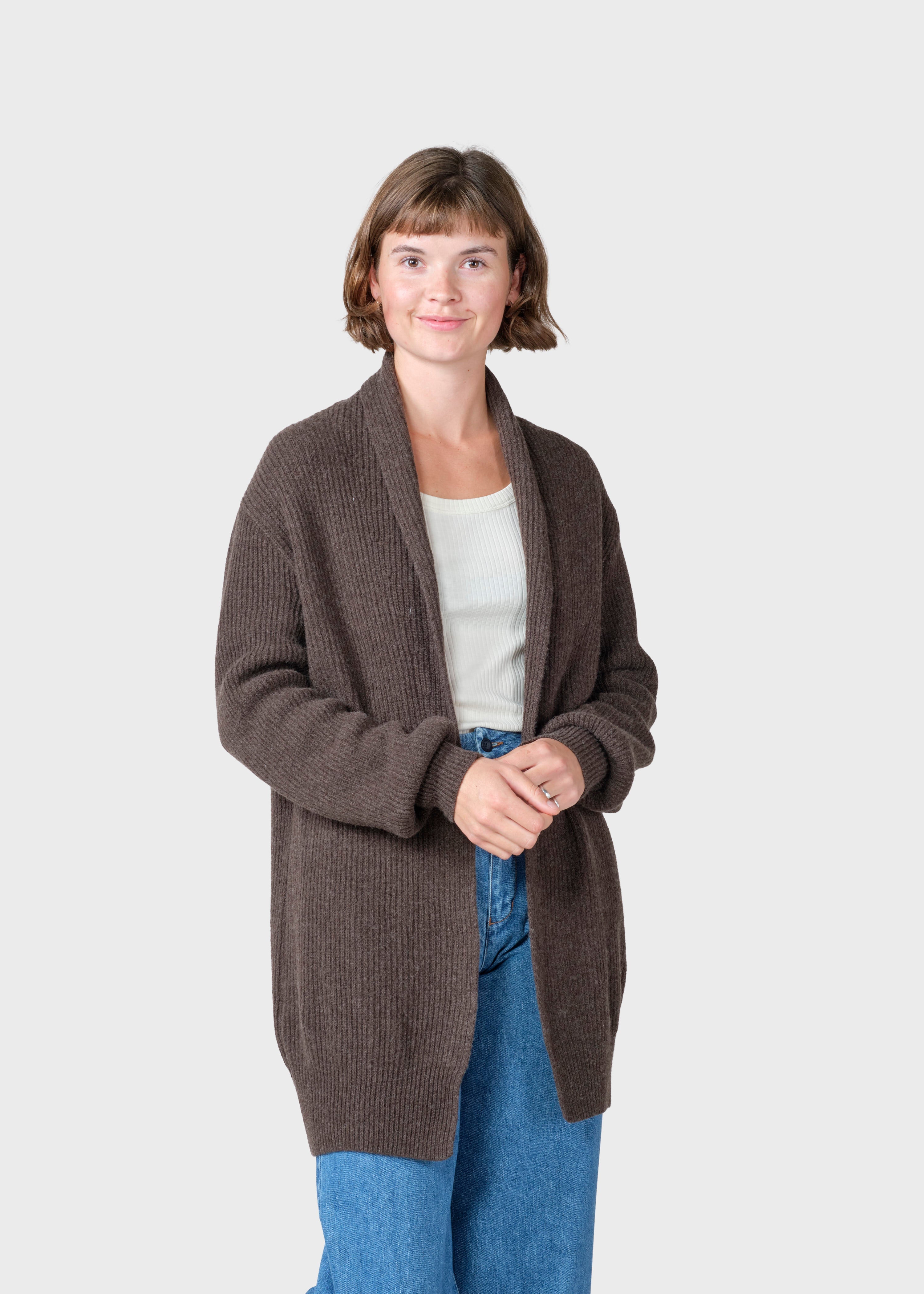 Luna Knit Cardigan - Taupe