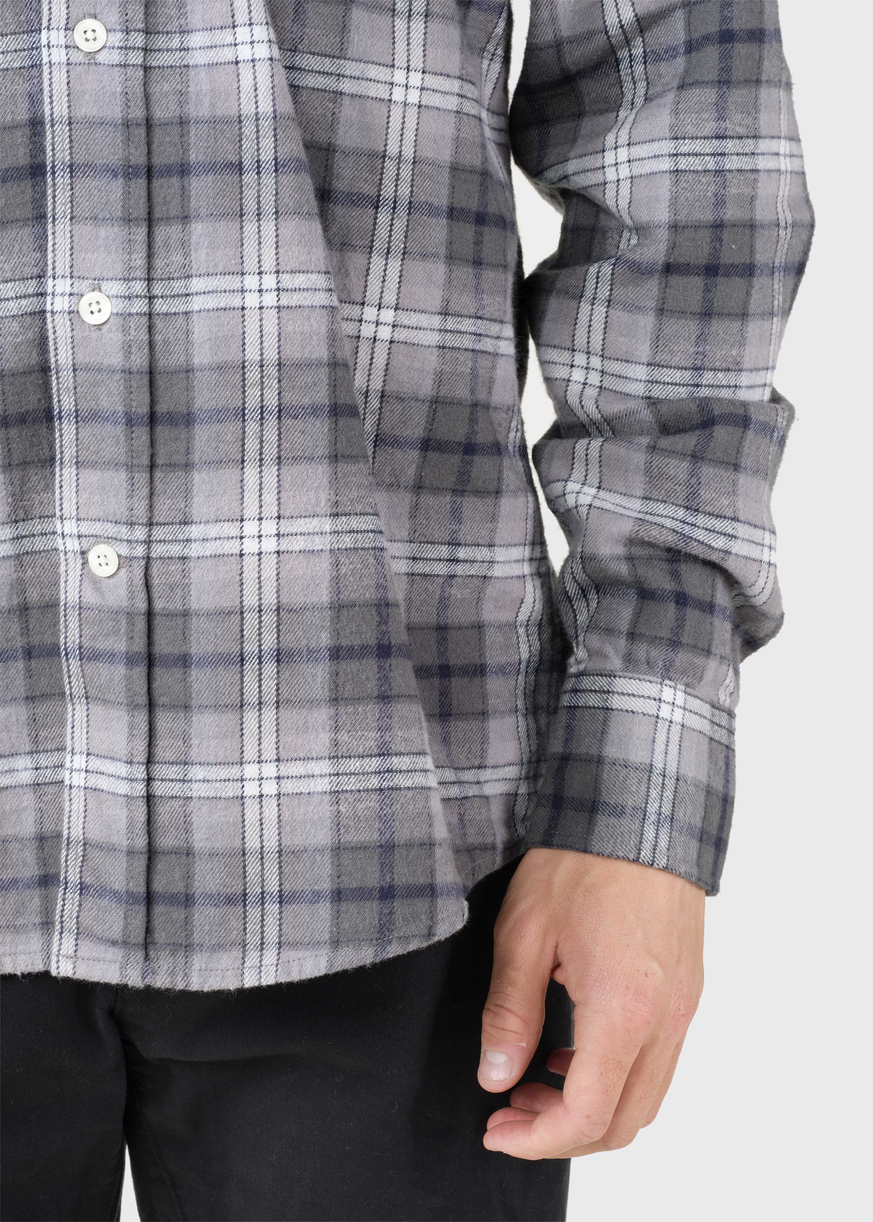 Manny Shirt - Olive/cream/navy