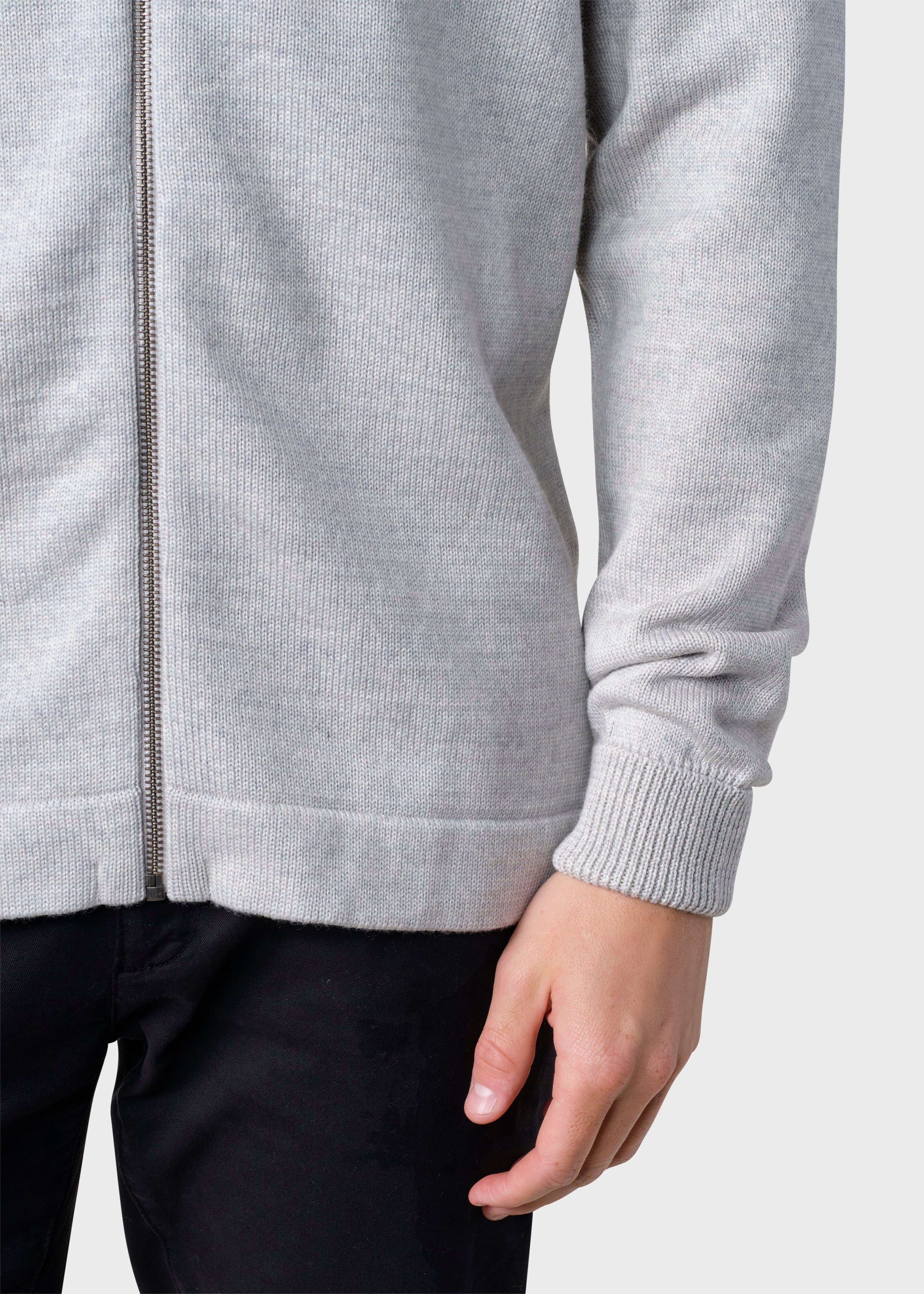 Marinus Knit Cardigan - Pastel Grey
