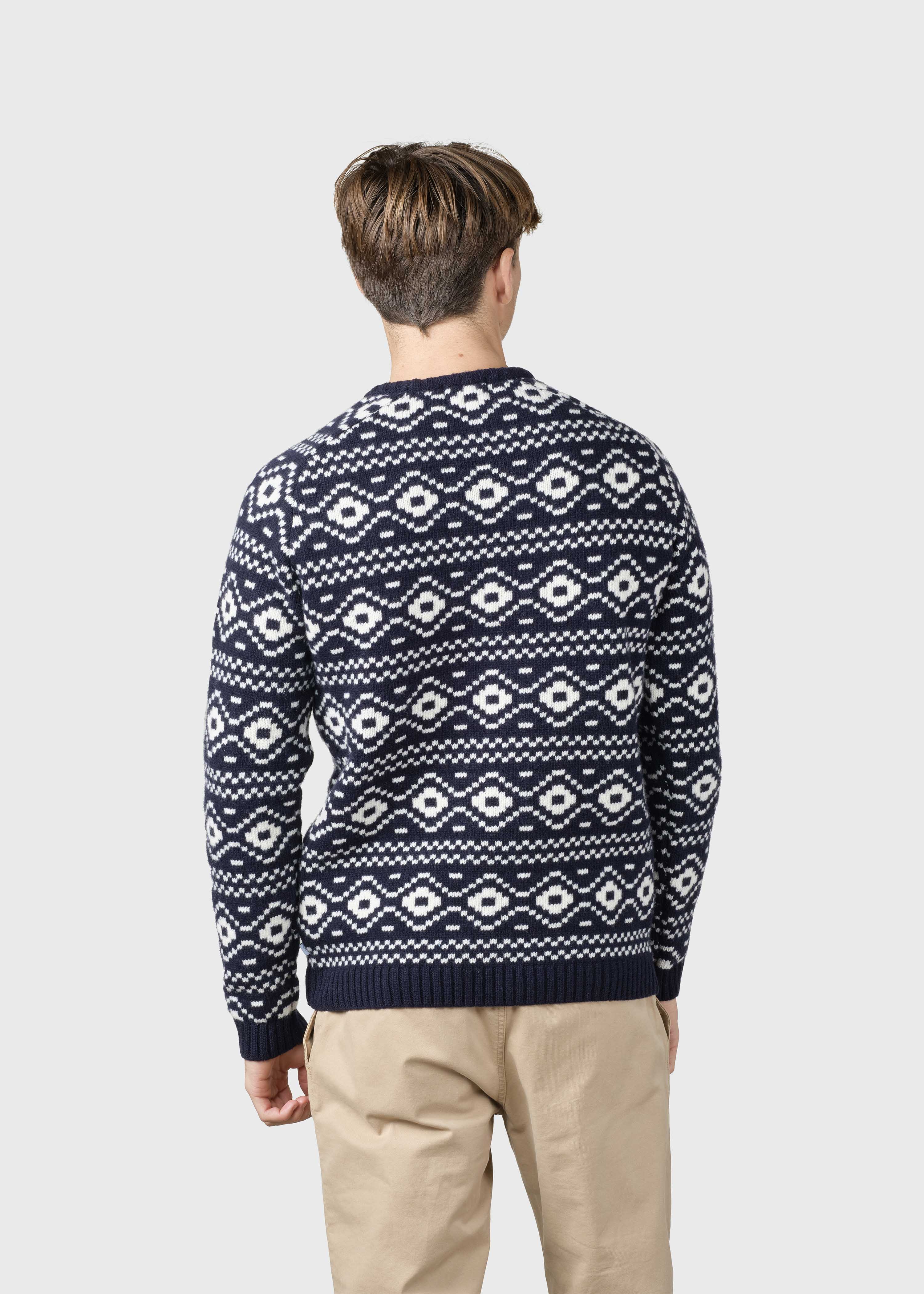Marlon Knit - Navy/cream