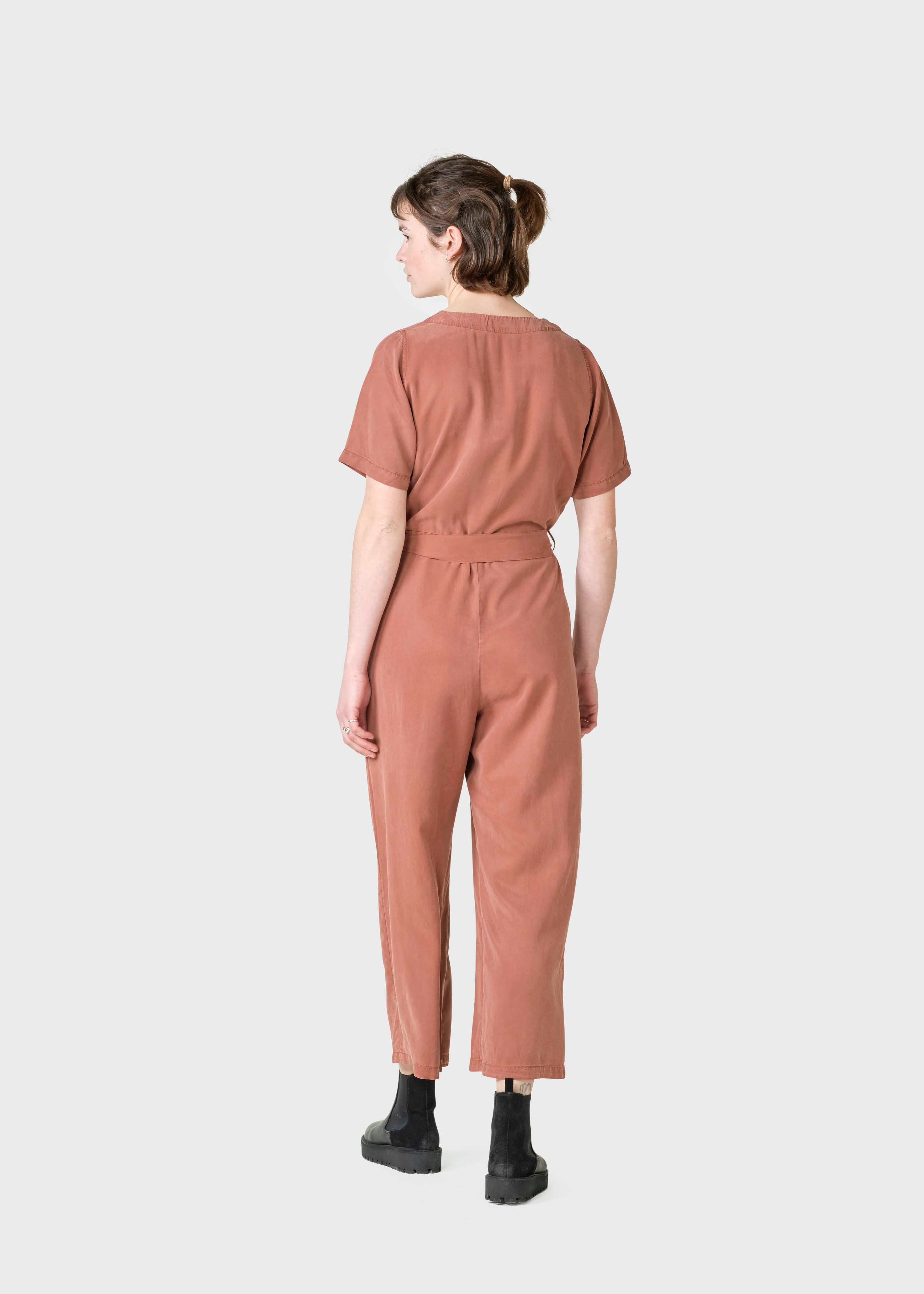 Marna Jumpsuit - Burnt Sienna