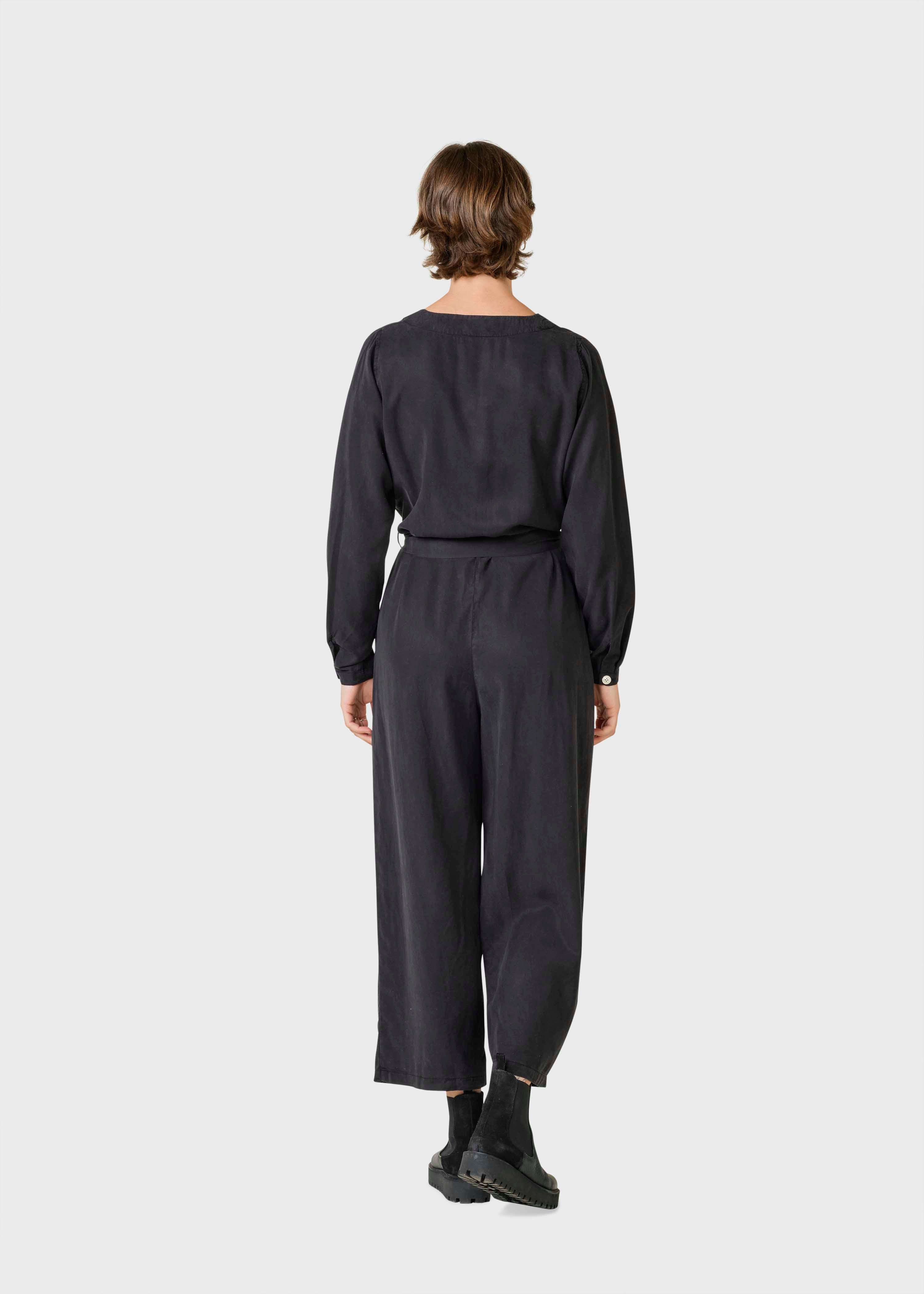 Marna Longsleeve Jumpsuit - Black