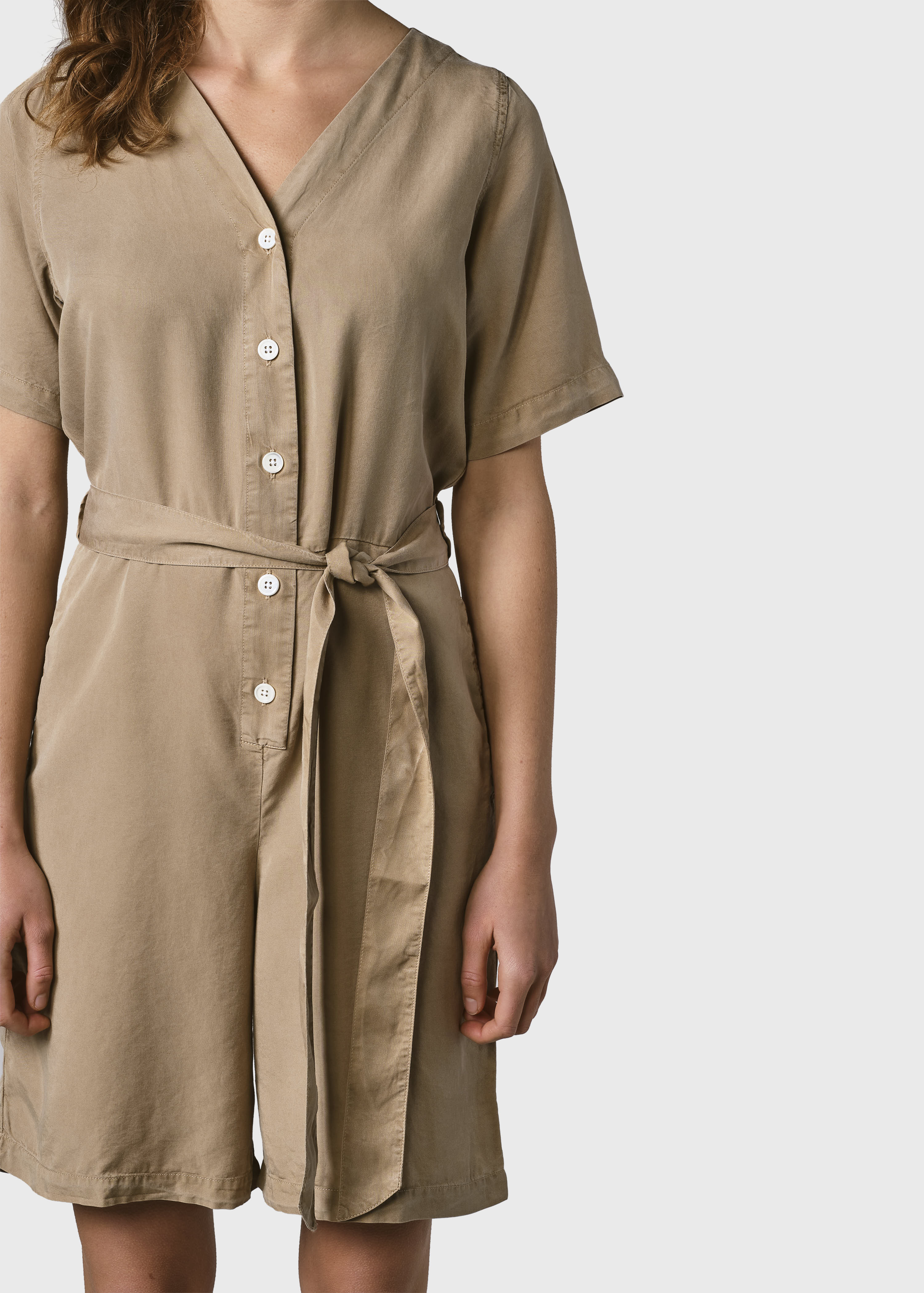 Marna Short Jumpsuit - Sand