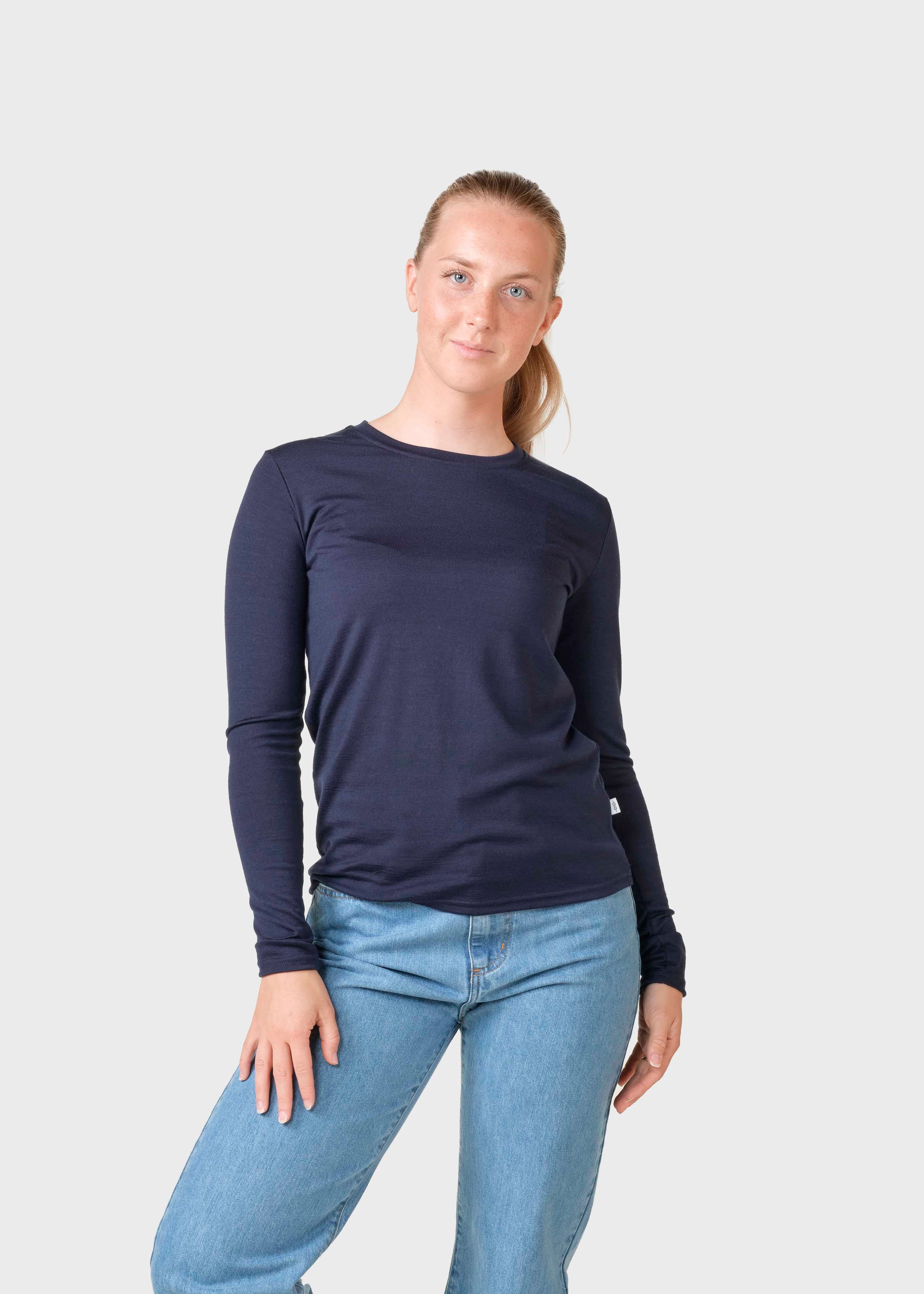 Marta Ls Tee - Navy