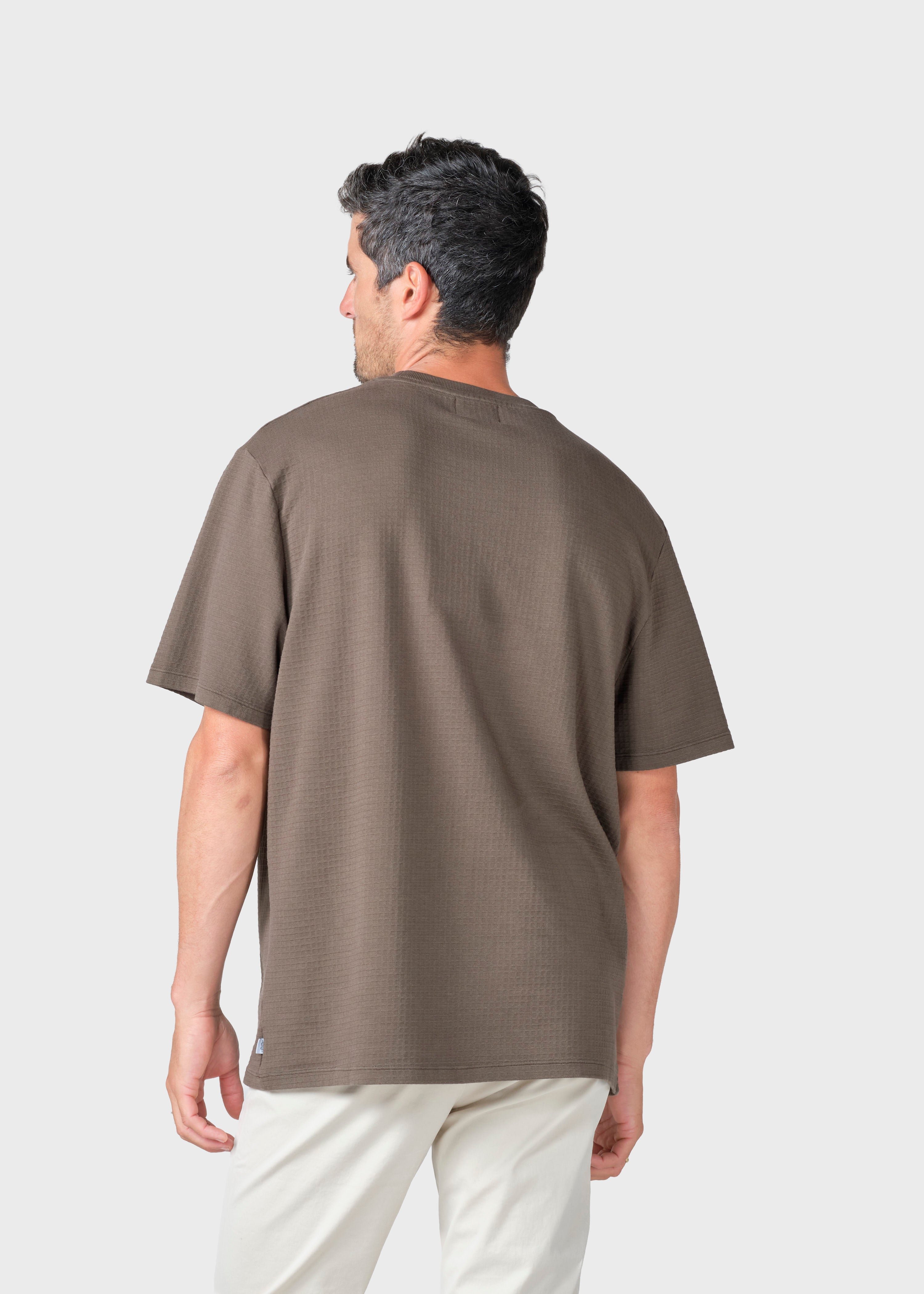 Mens Boxy Structure Tee - Taupe