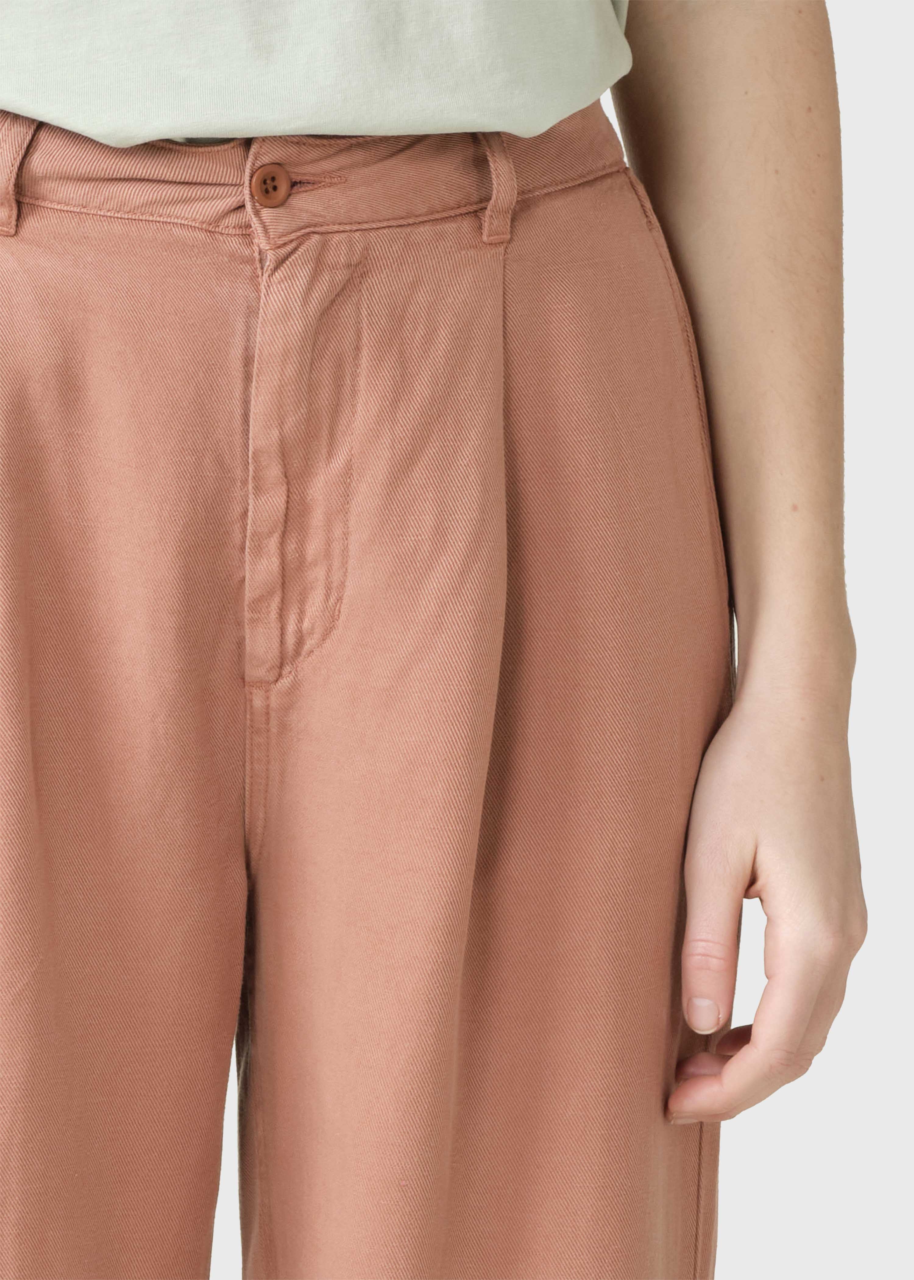 Mette Lyocell Pants - Burnt Sienna