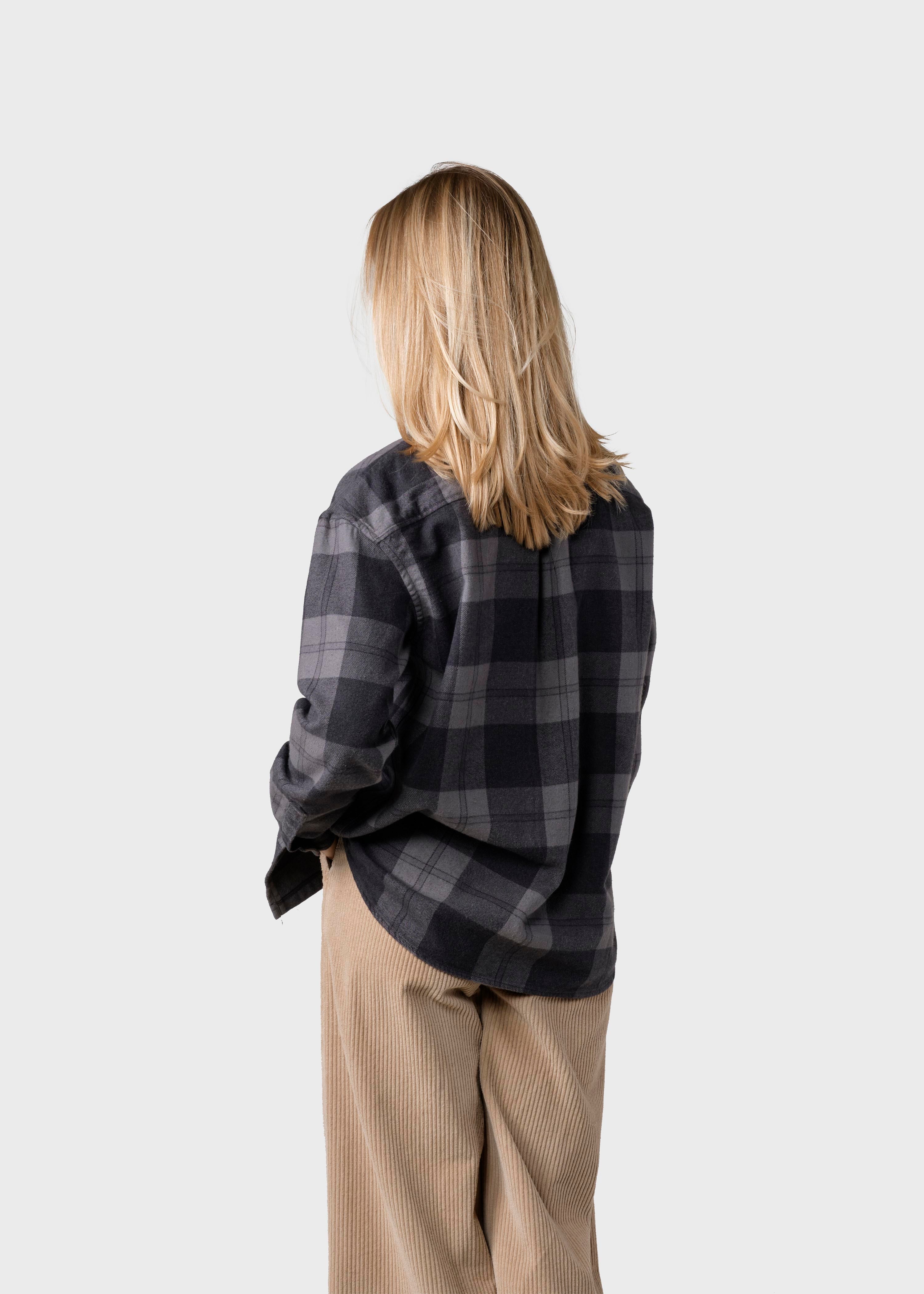 Mynthe Checked Shirt - Light Grey/black