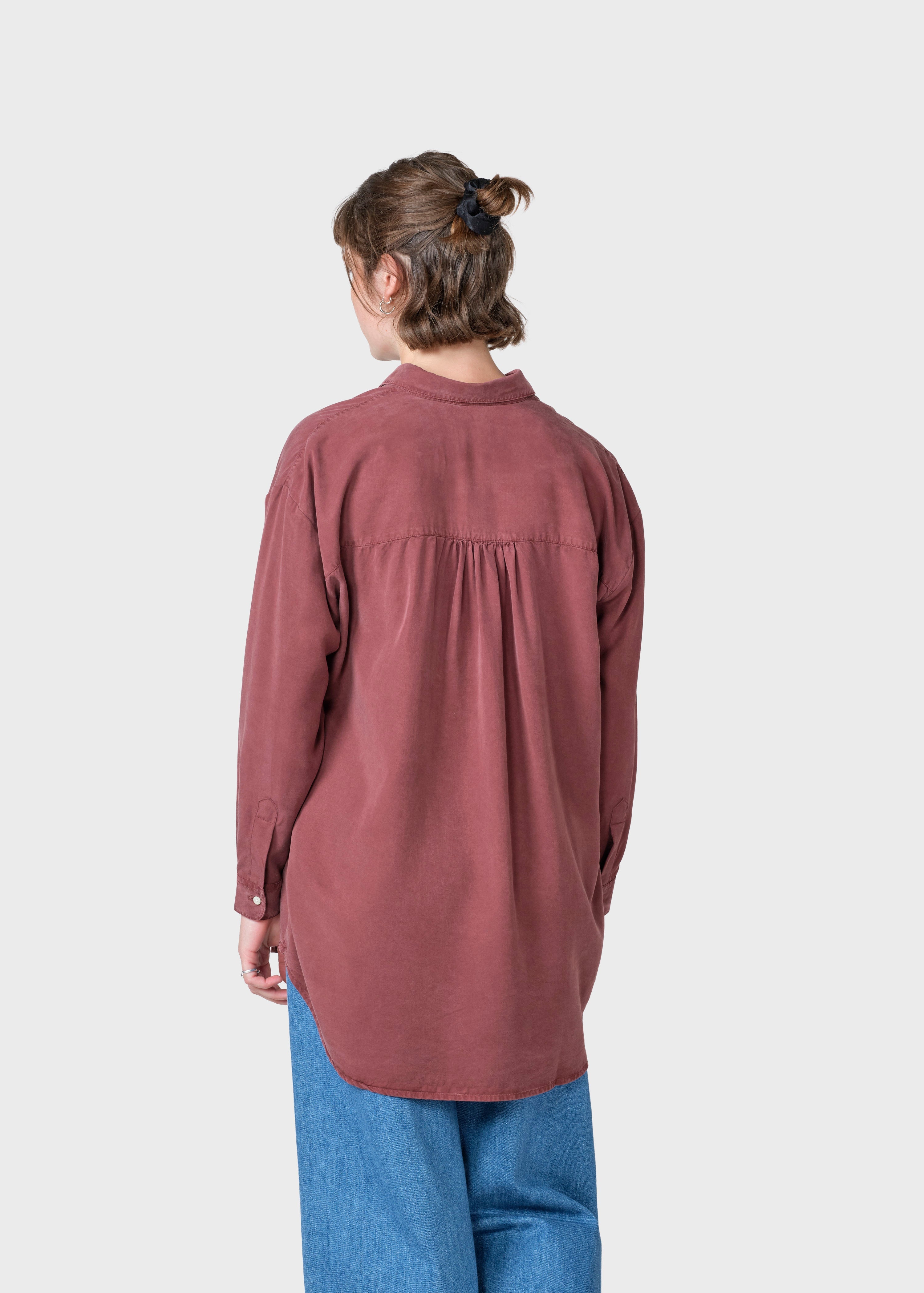Ofelia Lyocell Shirt - Burgundy
