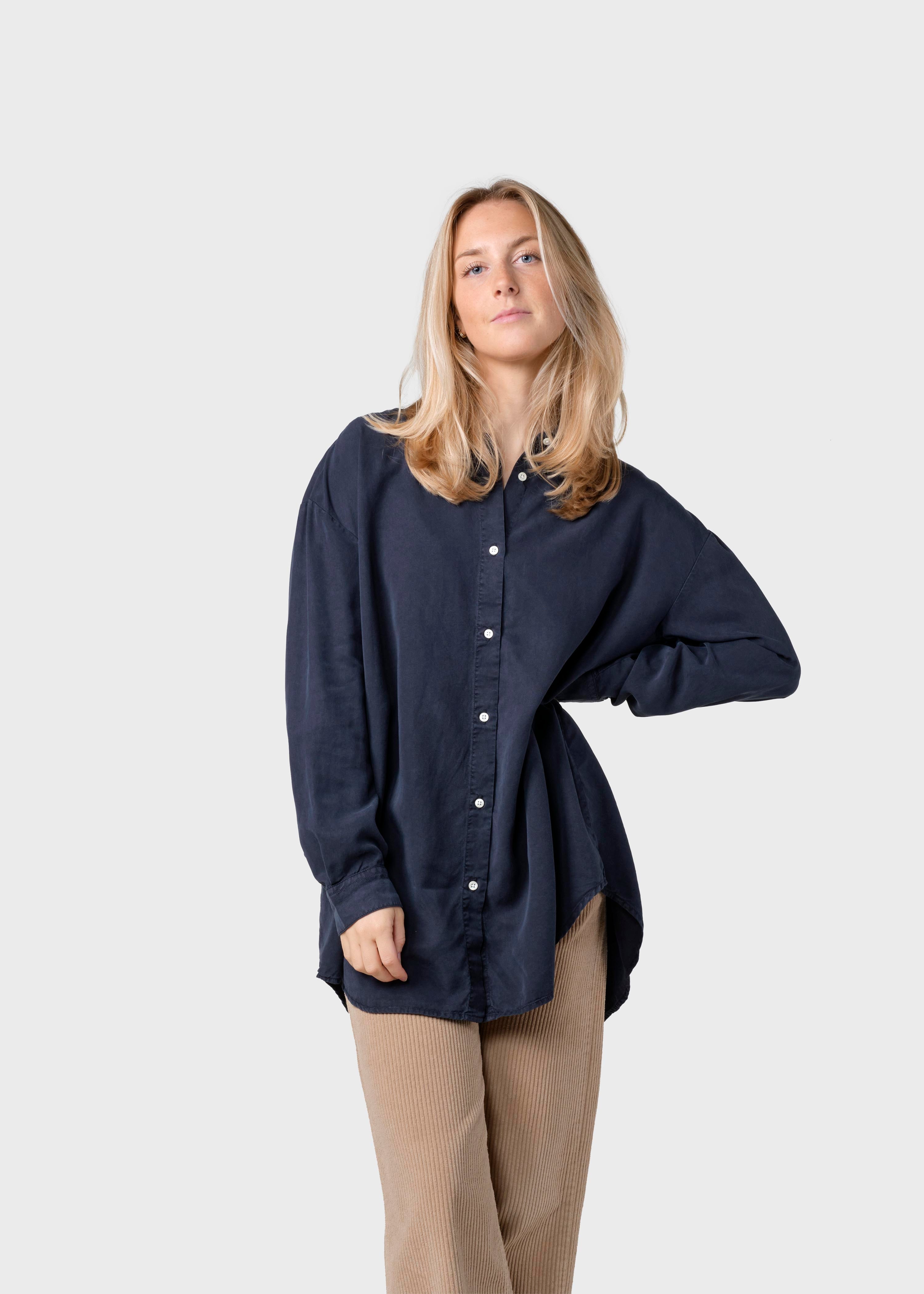 Ofelia Lyocell Shirt - Navy